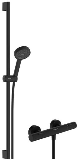 Hansgrohe Activera Select S conjunto de ducha a pared con termostato negro 28086670