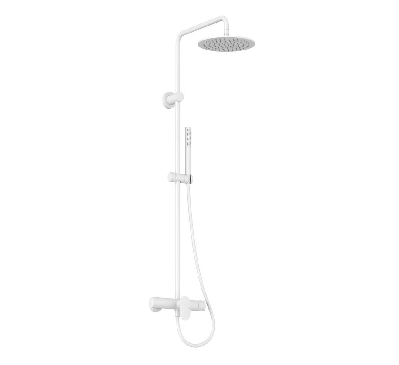 Ravak Spring conjunto de ducha a pared con rociador con efecto lluvia blanco X070581