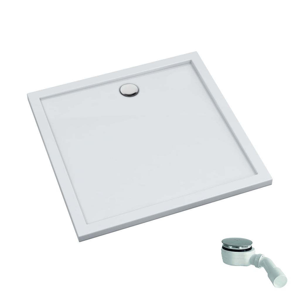 Schedpol Caspar New plato de ducha cuadrado 100x100 cm blanco 3.2832