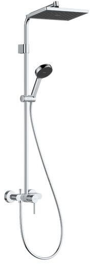 Hansgrohe Activera Q conjunto de ducha a pared con rociador con efecto lluvia cromo 28747000
