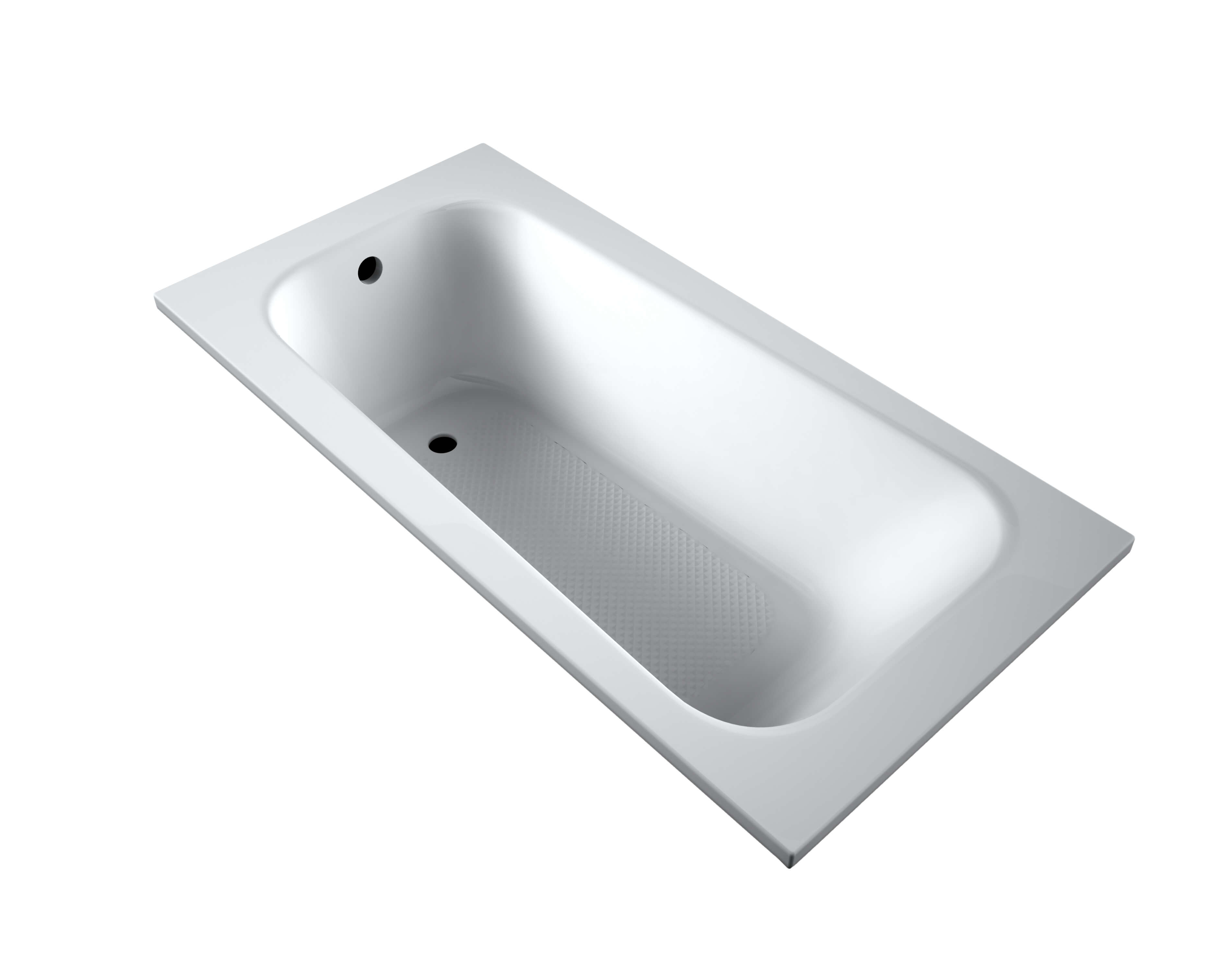 Schedpol Grid Set bañera rectangular 140x70 cm blanco 3.551/S