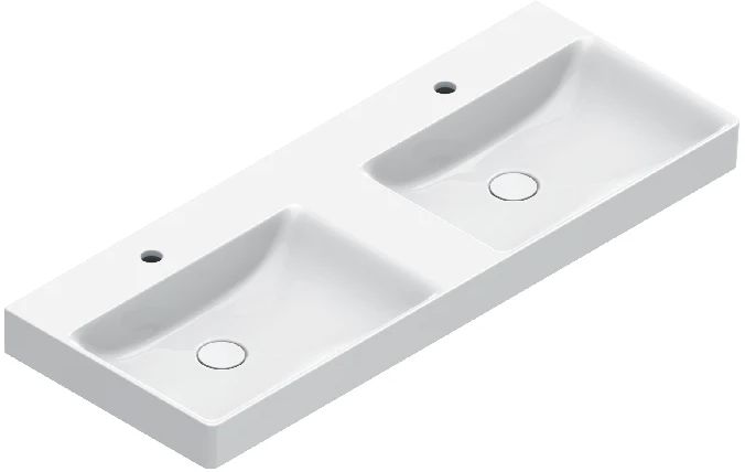 Catalano Elice lavabo 120x47 cm rectangular clásico blanco brillante 0421220001