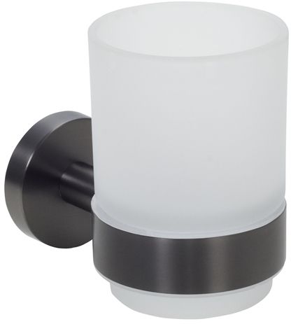 BISK Skala vaso para cepillos de dientes gris 08393