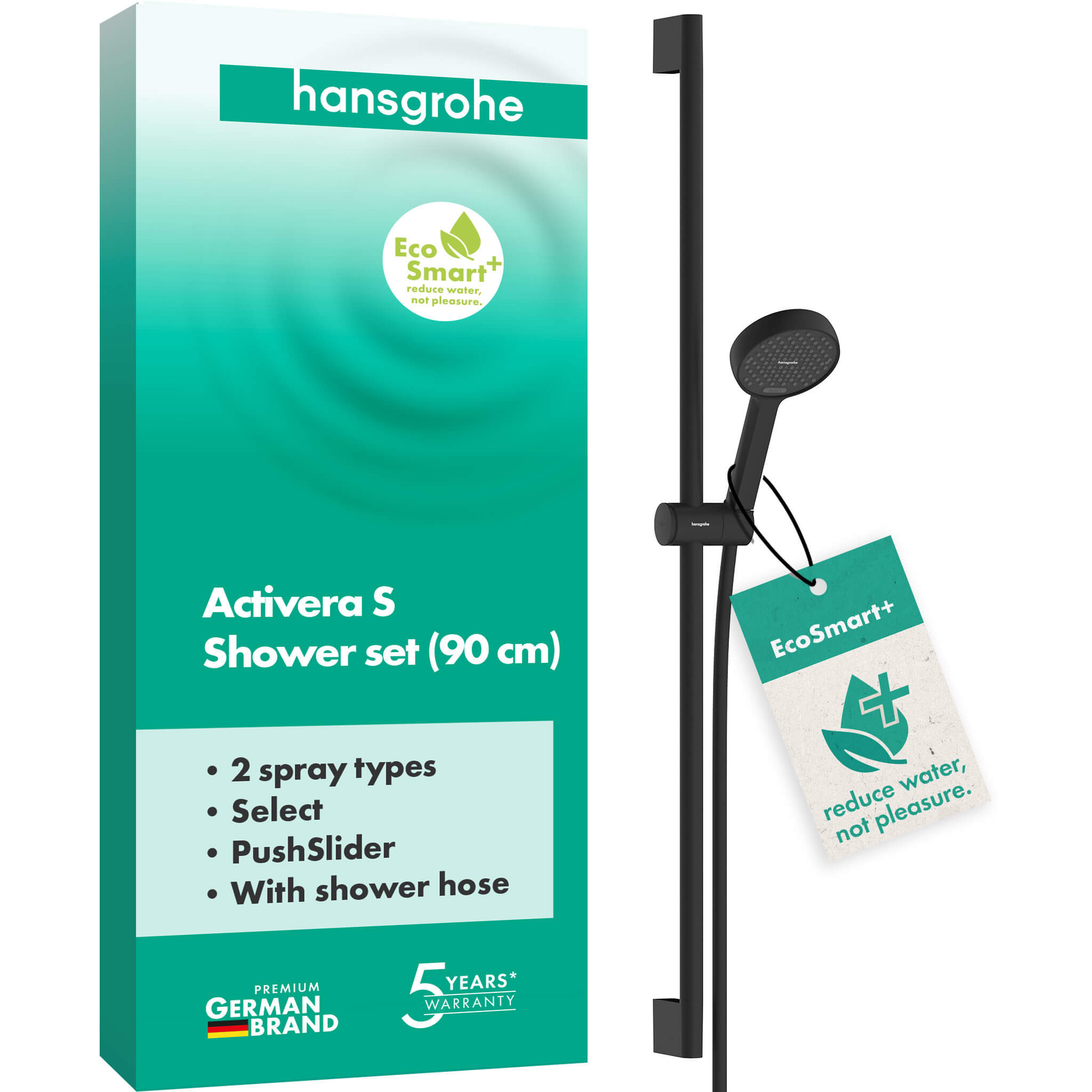Hansgrohe Activera Select S conjunto de ducha a pared negro 28865670