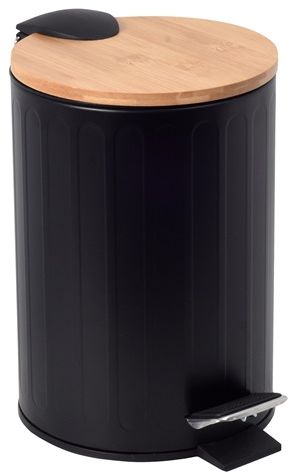 BISK Rado papelera 3 l negro 08421