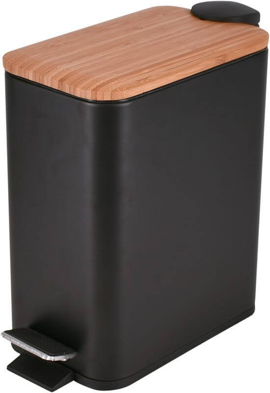 BISK Rado papelera 5 l negro 08423