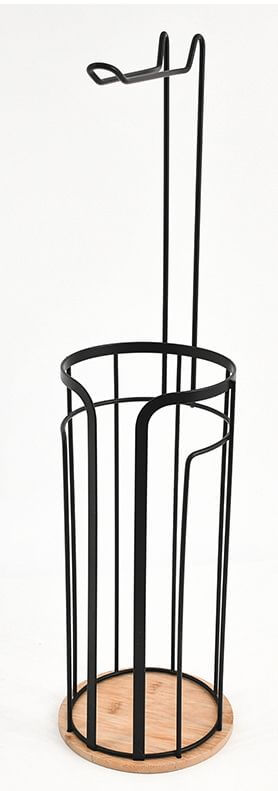 BISK Umbra soporte de pie para papel higiénico negro 08474