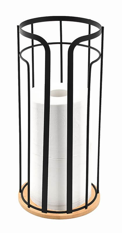 BISK Umbra soporte de pie para papel higiénico negro 08473