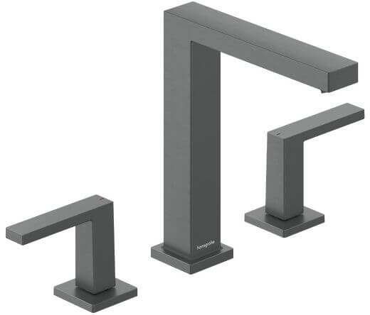 Hansgrohe Tecturis E grifo para lavabo de pie negro 73030340