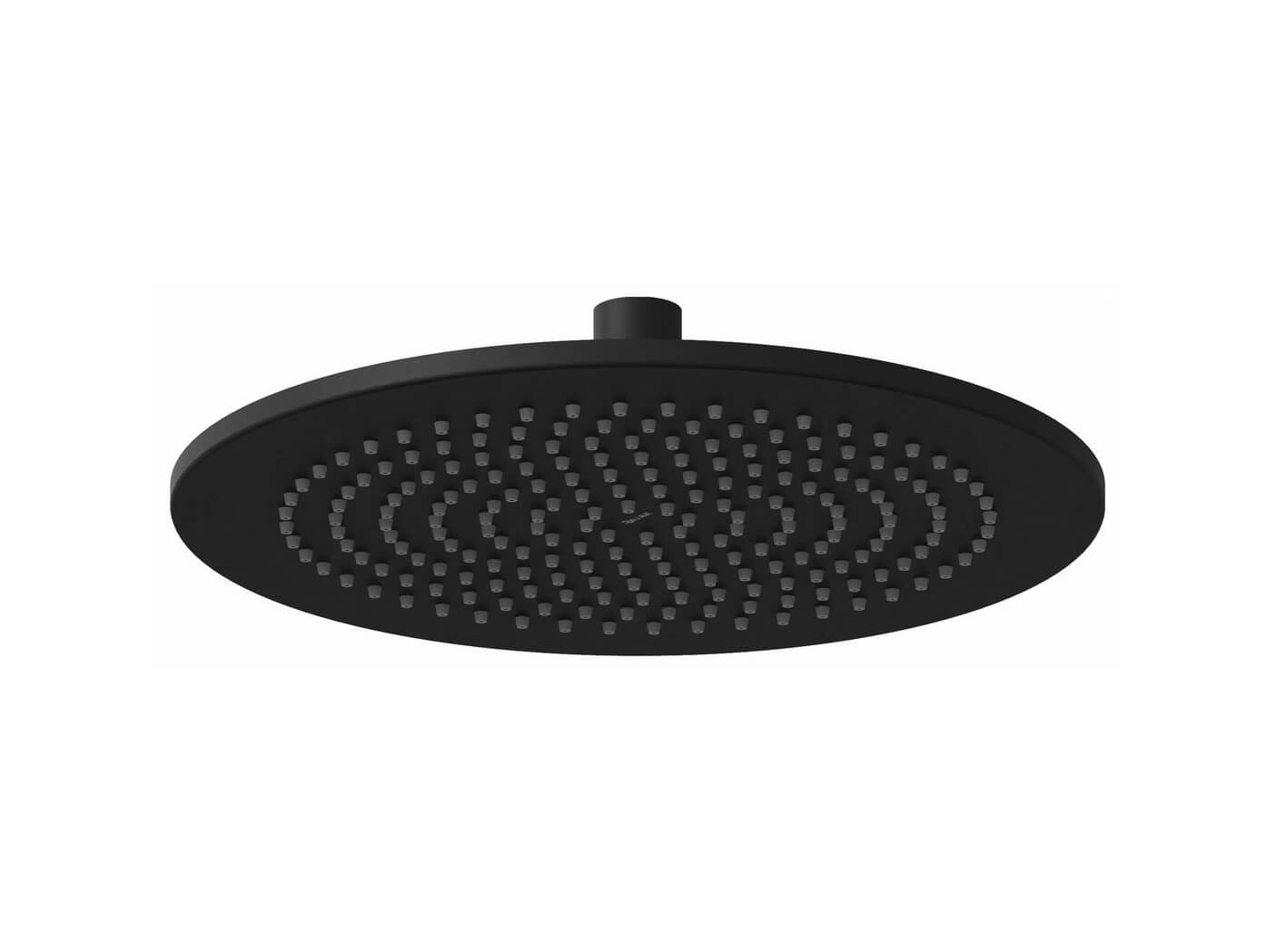 Ravak Chrome Slim ducha con efecto lluvia 25x25 cm circular negro X07P675