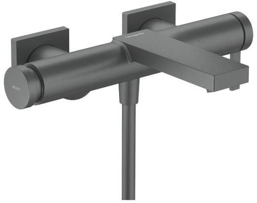Hansgrohe Tecturis E grifo de bañera y ducha a pared negro 73420340