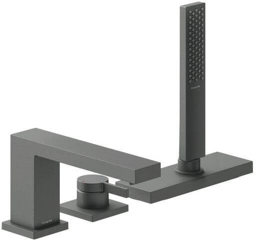 Hansgrohe Tecturis E grifo de bañera y ducha en bañera negro 73443340