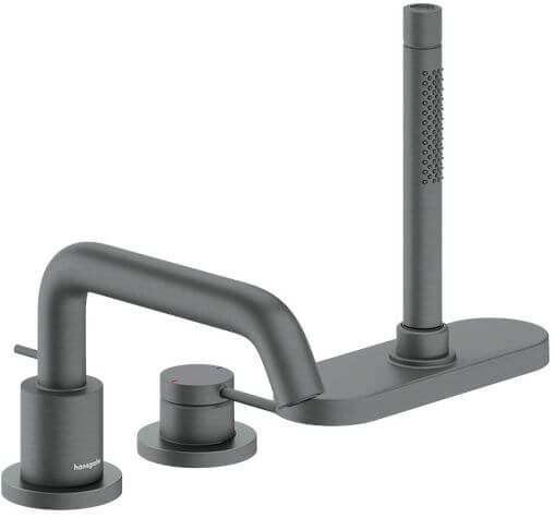 Hansgrohe Tecturis S grifo de bañera y ducha en bañera negro 73447340