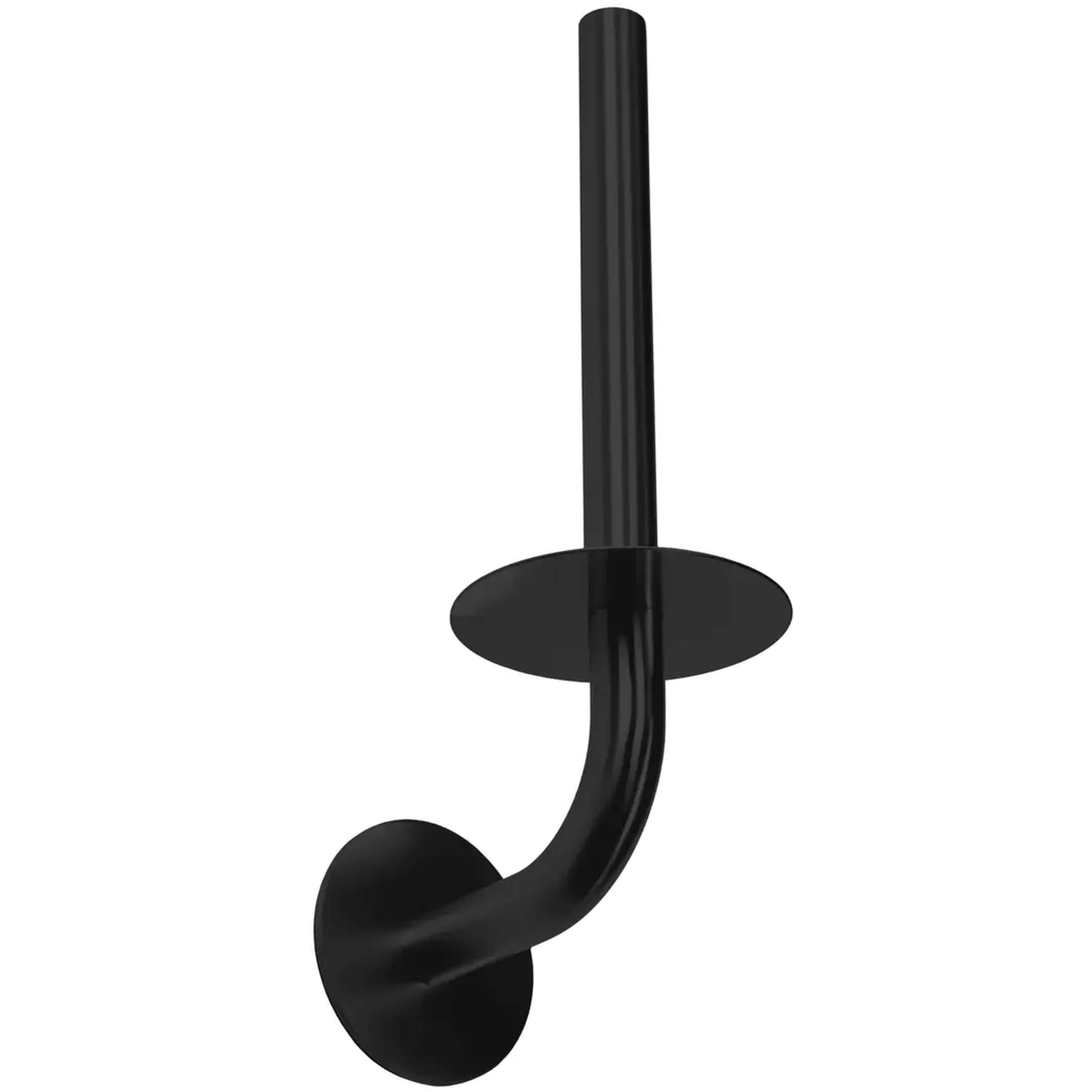 Rea Duo portarrollos de papel higiénico negro REA-77102