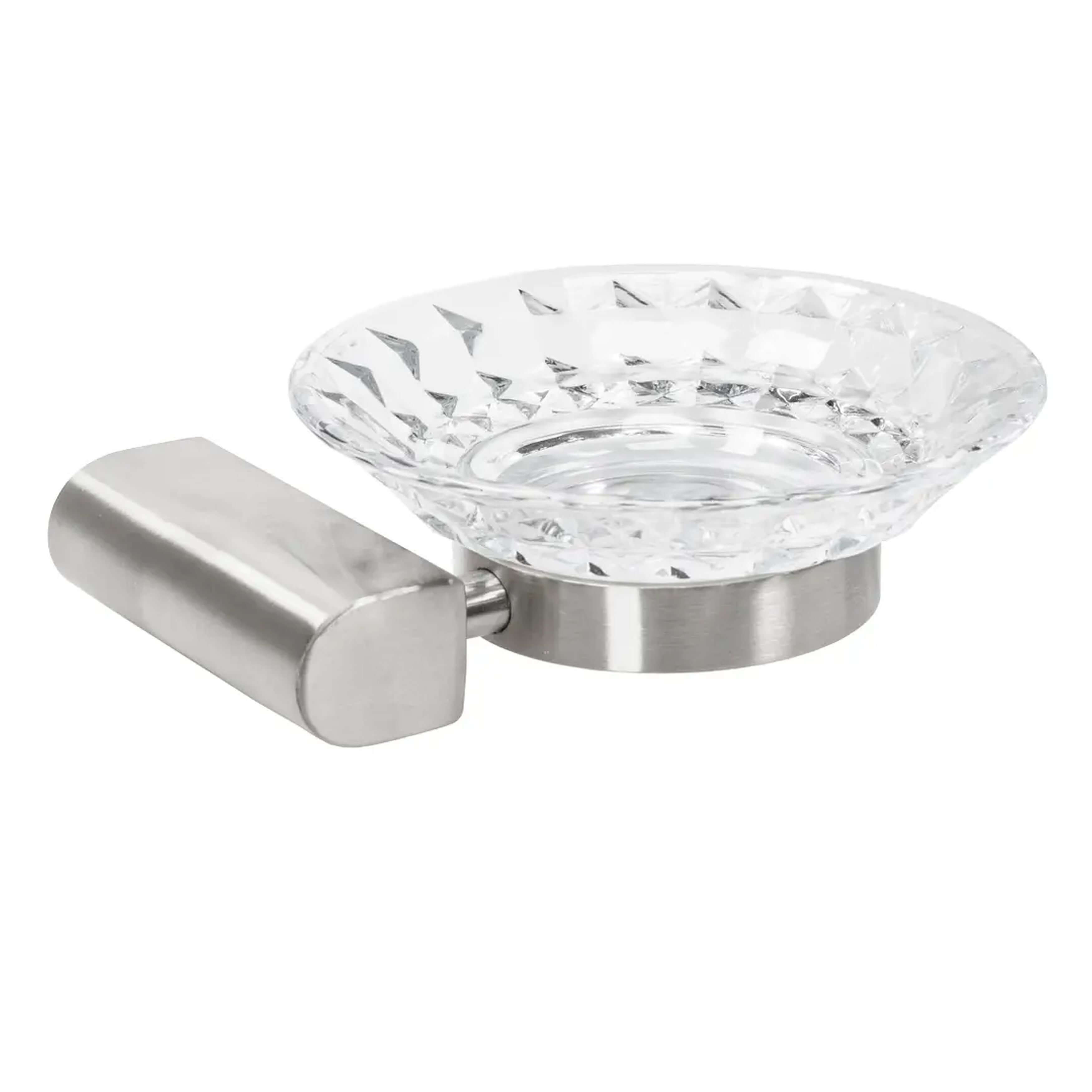 Rea Cristal jabonera de pared acero REA-77042