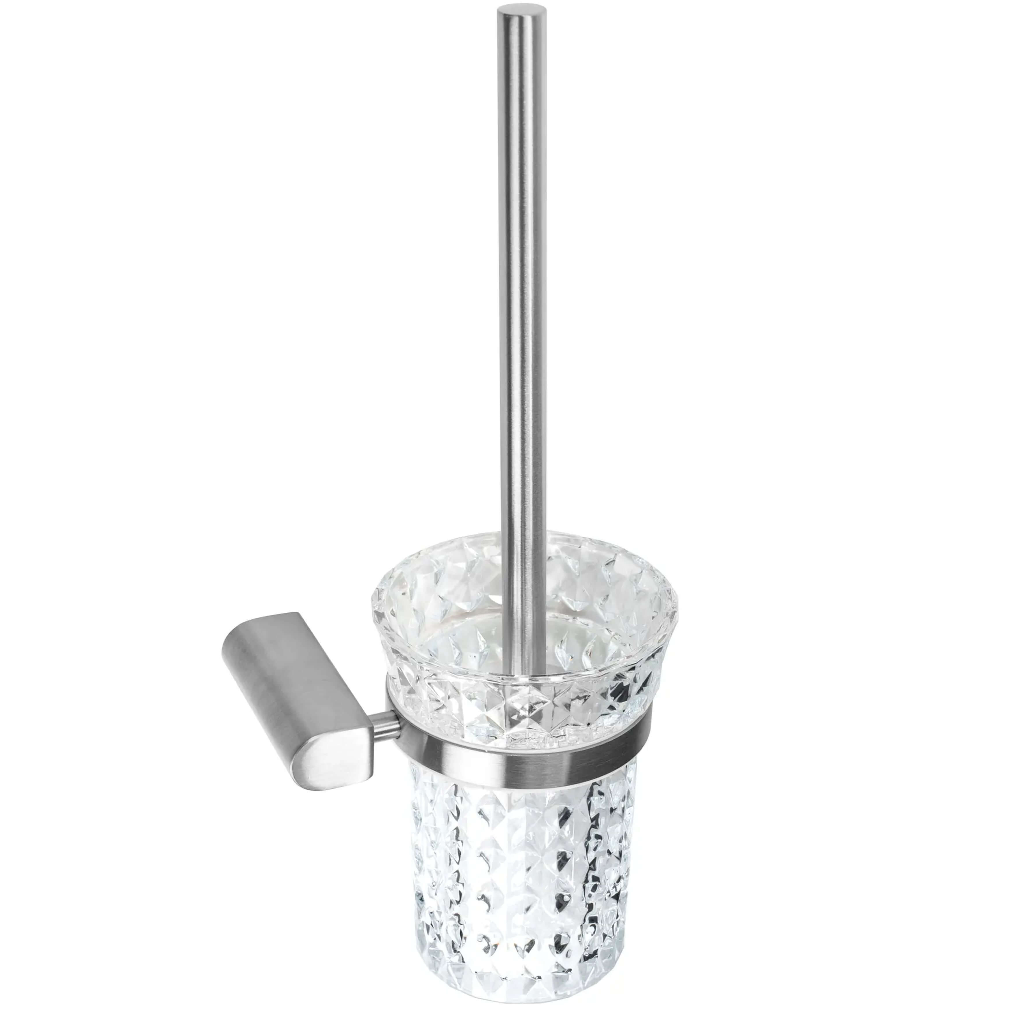 Rea Cristal escobilla de baño atornillado acero REA-77061