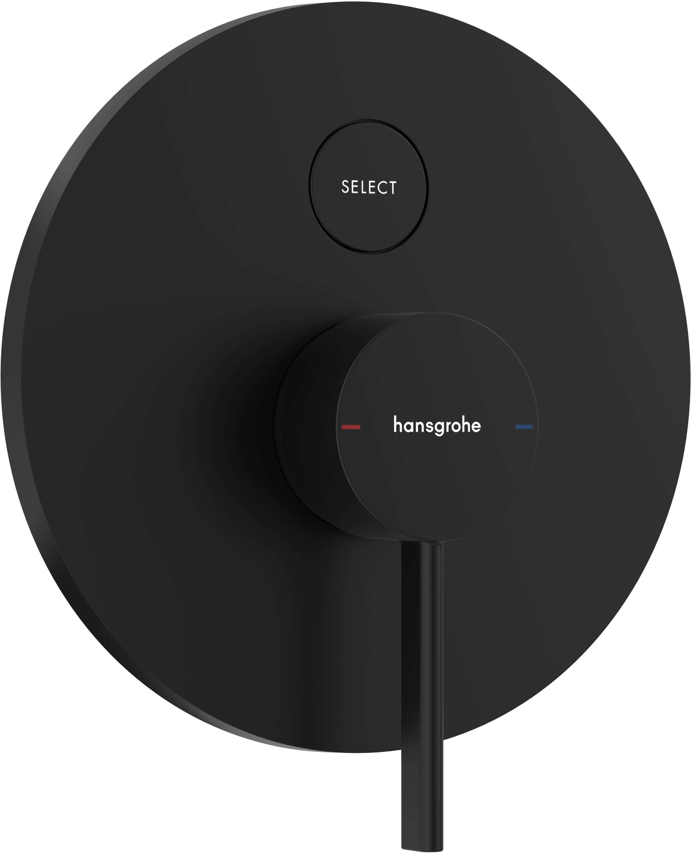 Hansgrohe Zesis S grifo de bañera y ducha empotrado negro 74414670