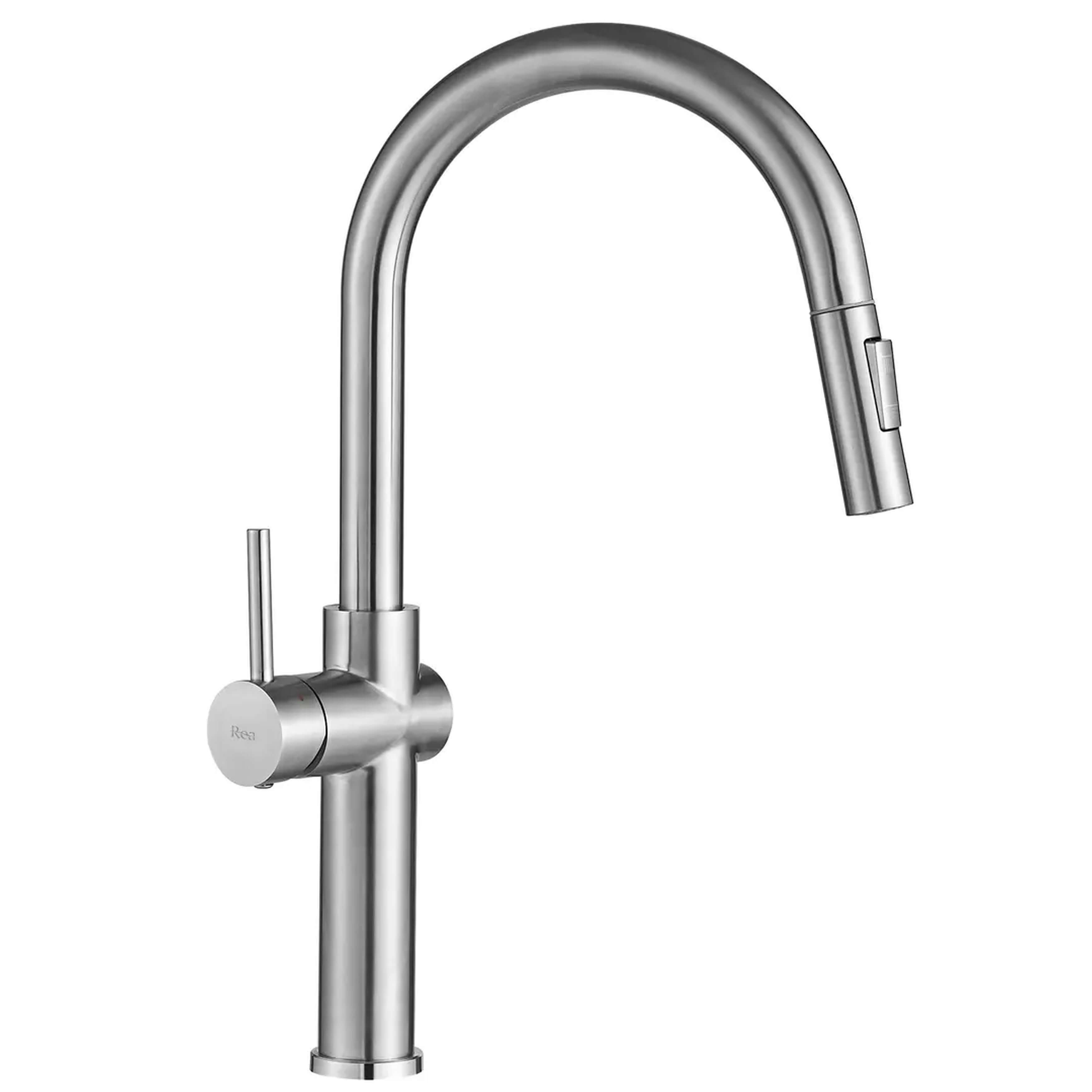 Rea Fresh grifo de cocina de pie acero inoxidable REA-B6330