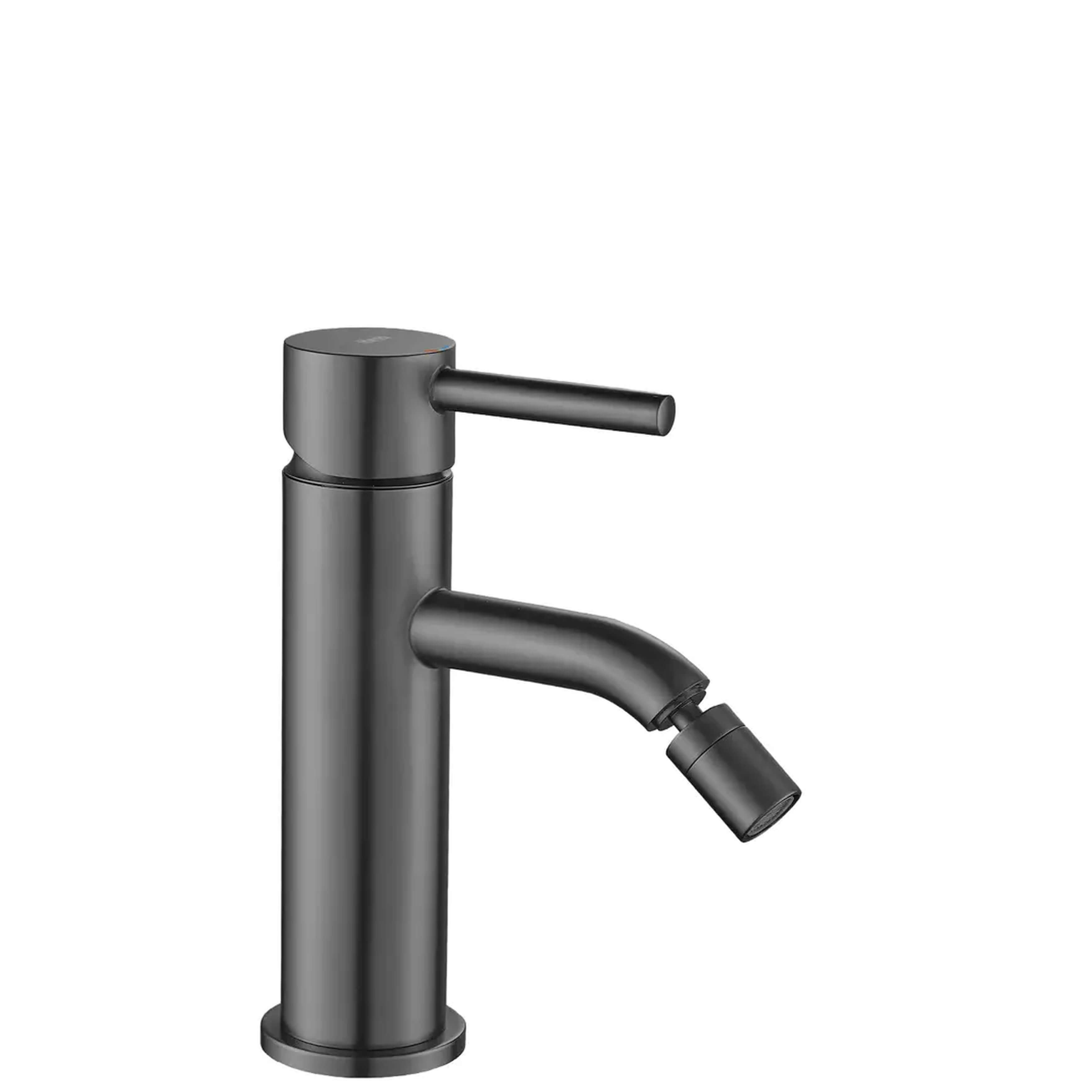 Rea Lungo grifo para bidé de pie negro REA-B9841