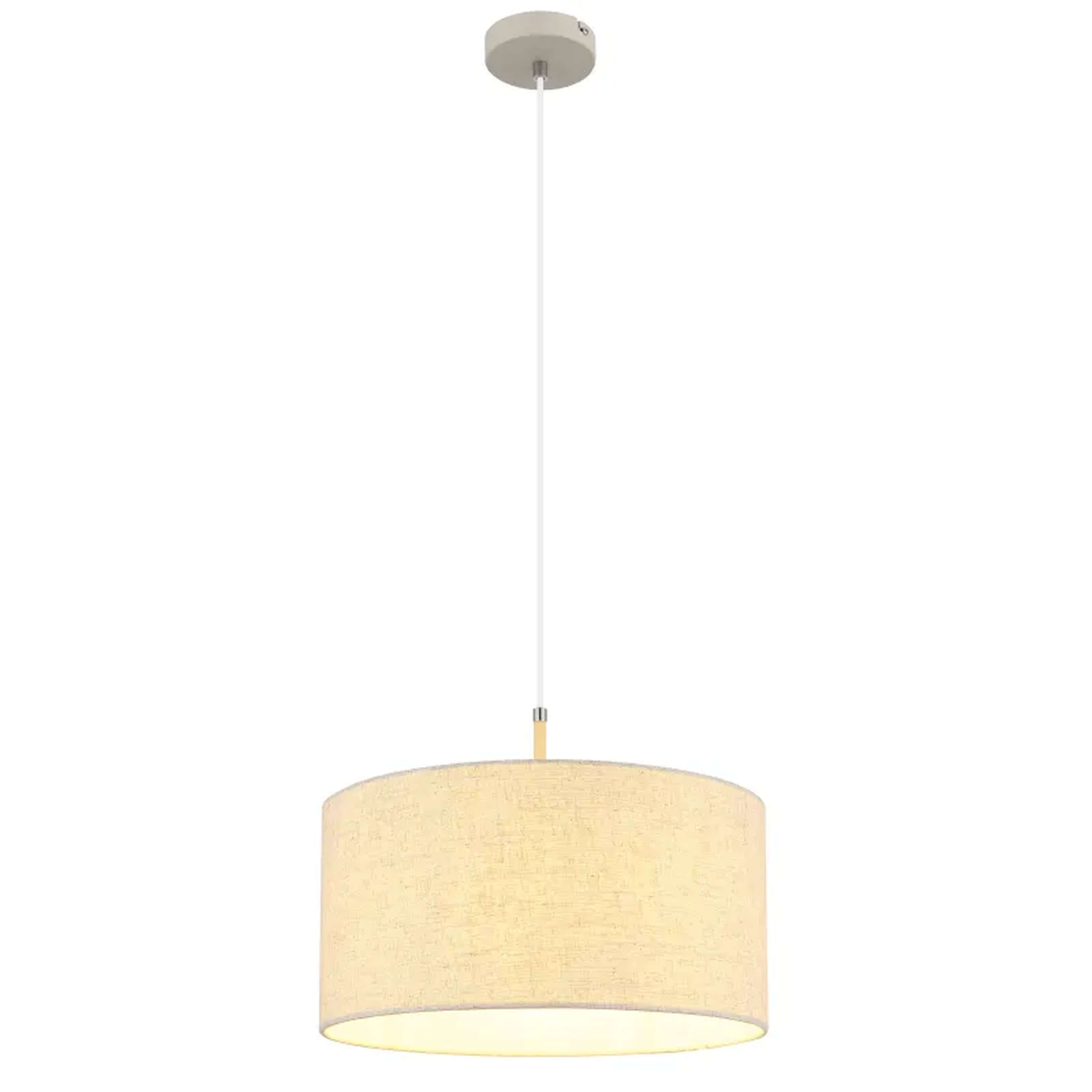 Globo Lighting Deleon lámpara colgante 1x60 W arena-crema 15968H