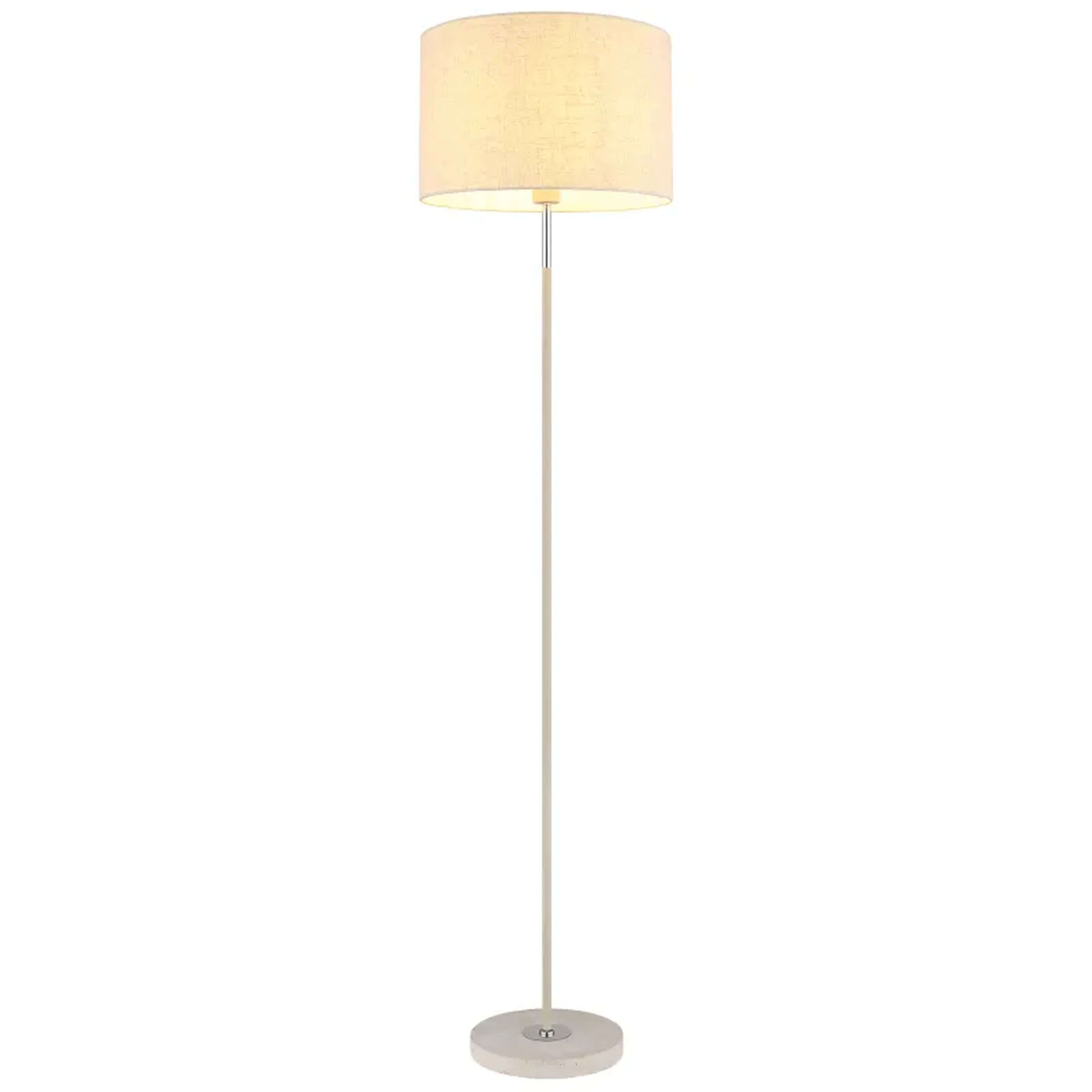 Globo Lighting Deleon lámpara de pie 1x60 W arena-crema 15968S