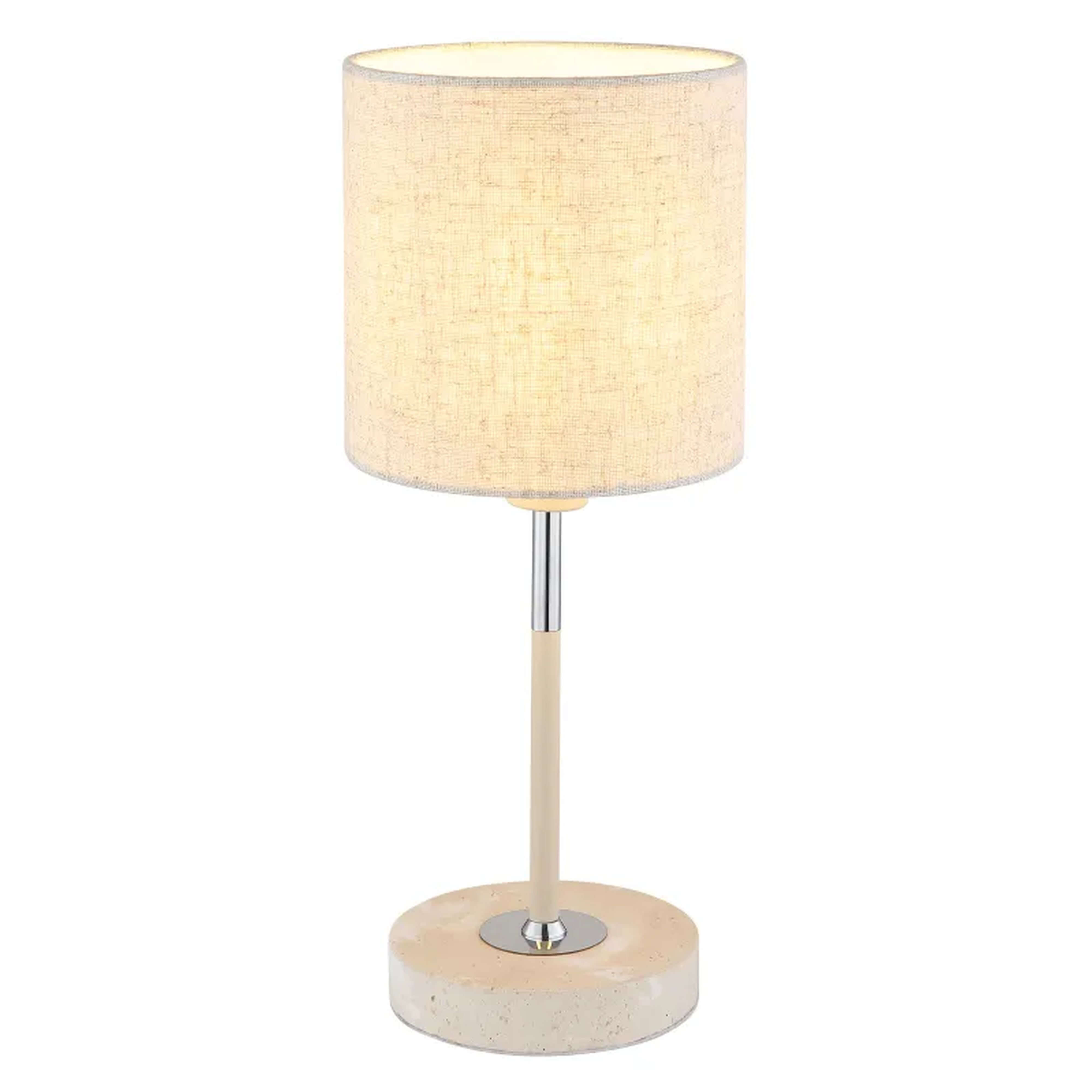 Globo Lighting Deleon lámpara de sobremesa 1x40 W arena-crema 15968T