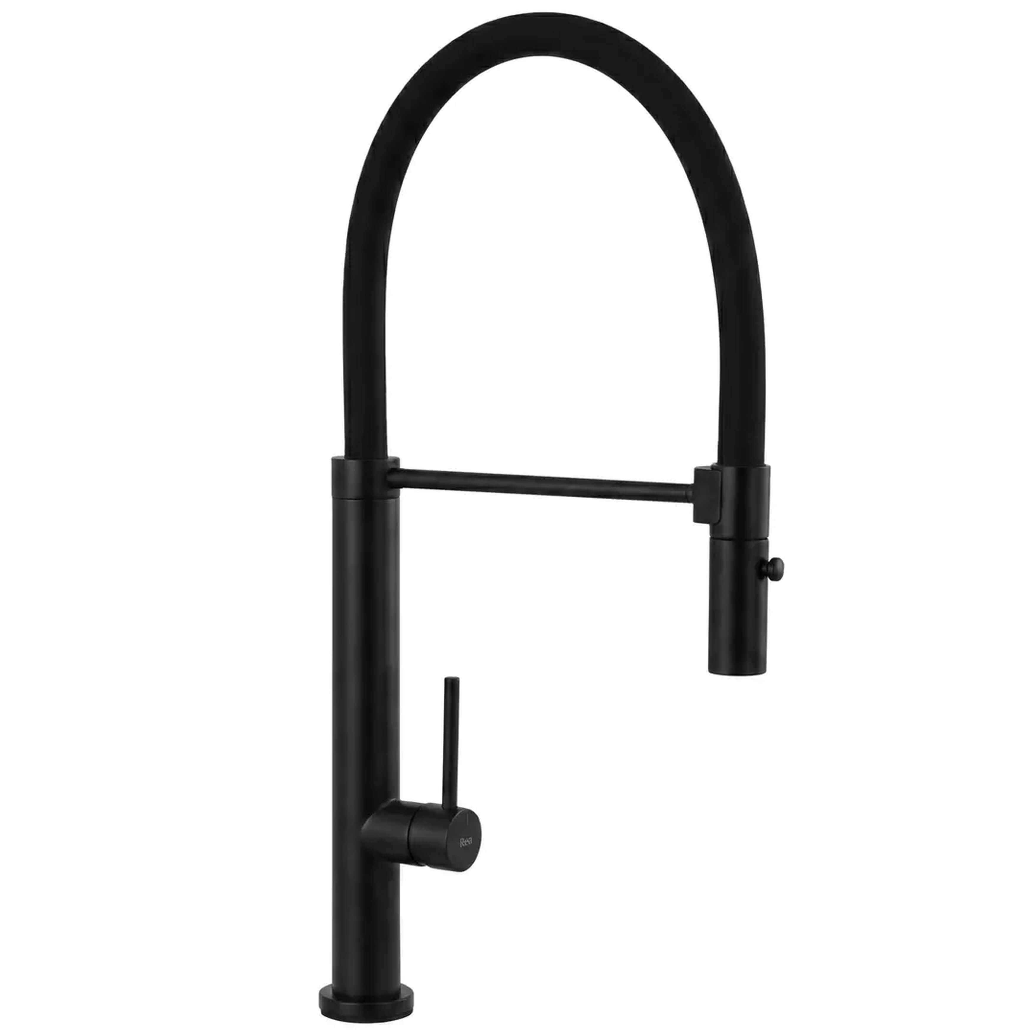Rea Viera grifo de cocina de pie negro REA-B4851