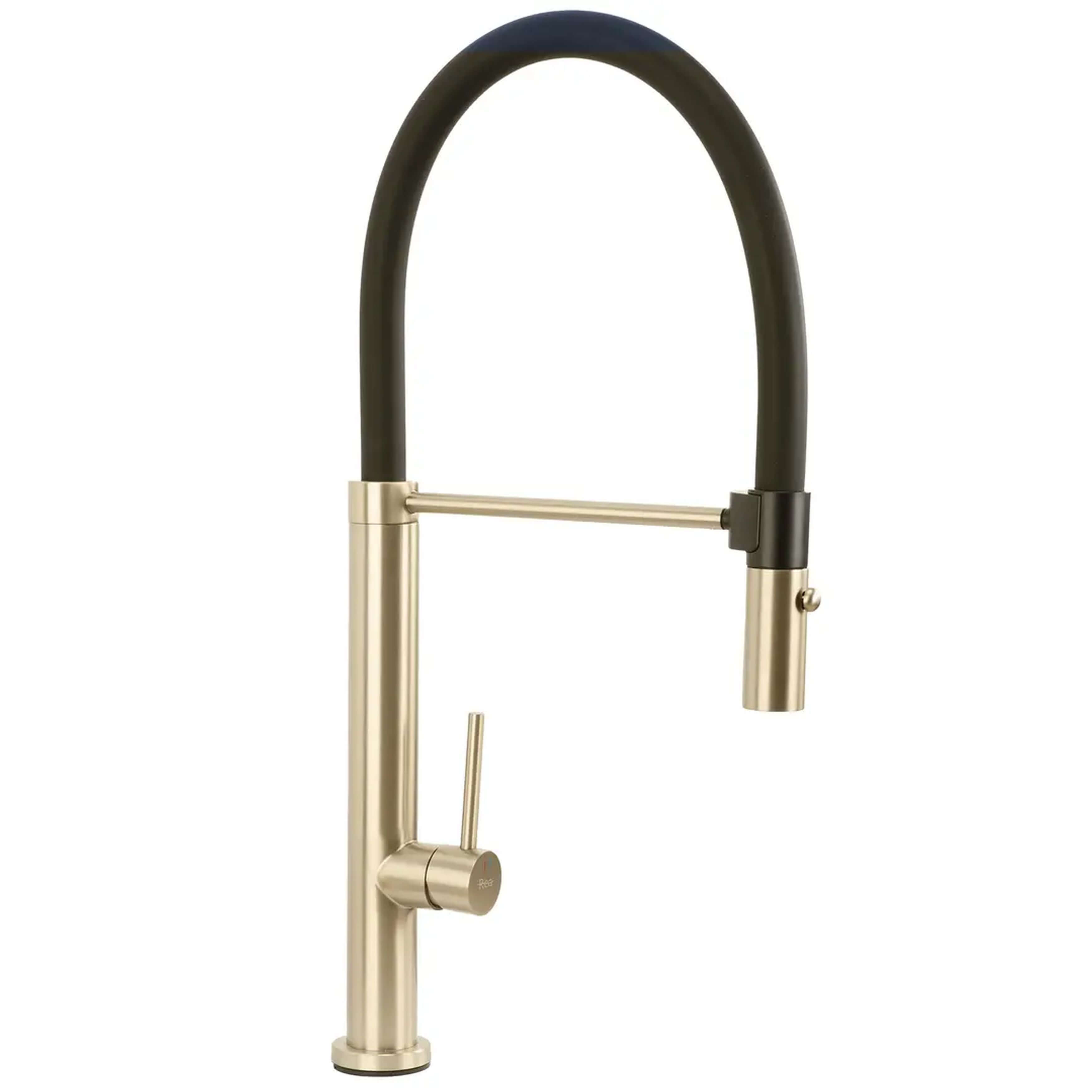 Rea Viera grifo de cocina de pie negro-oro/oro arcaico REA-B4852