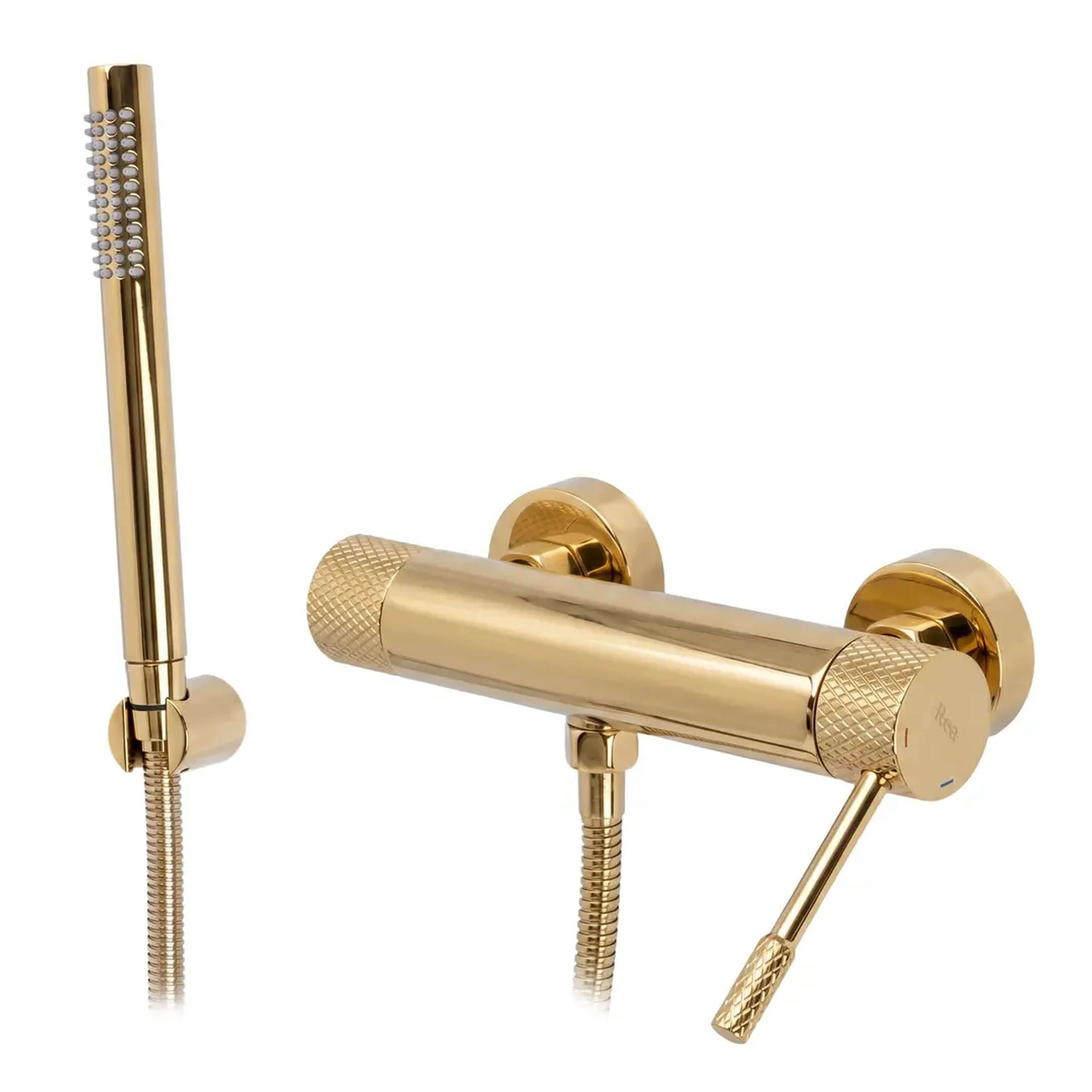 Rea Venti grifo para ducha a pared oro REA-B9791