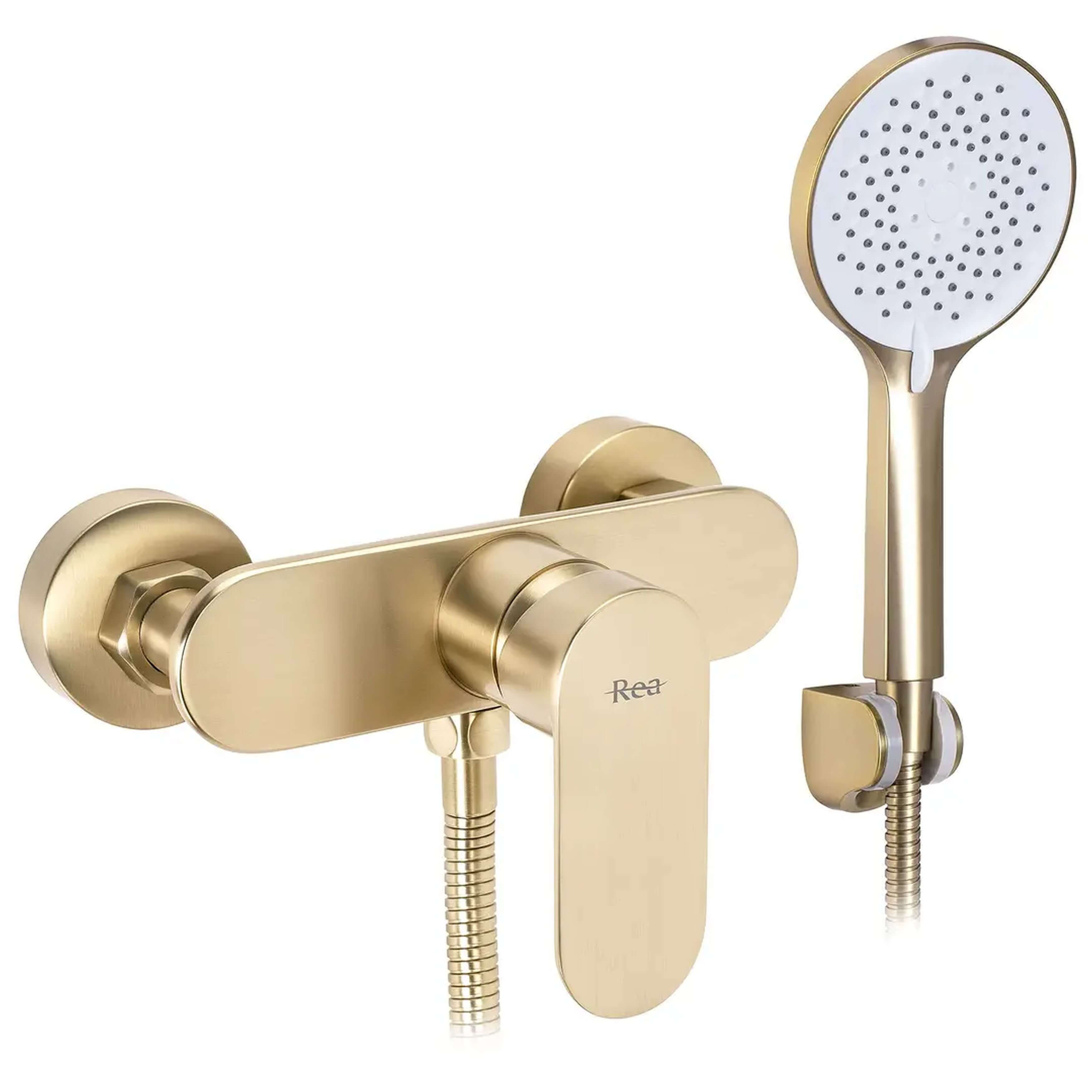Rea Drop grifo para ducha a pared oro REA-B2234
