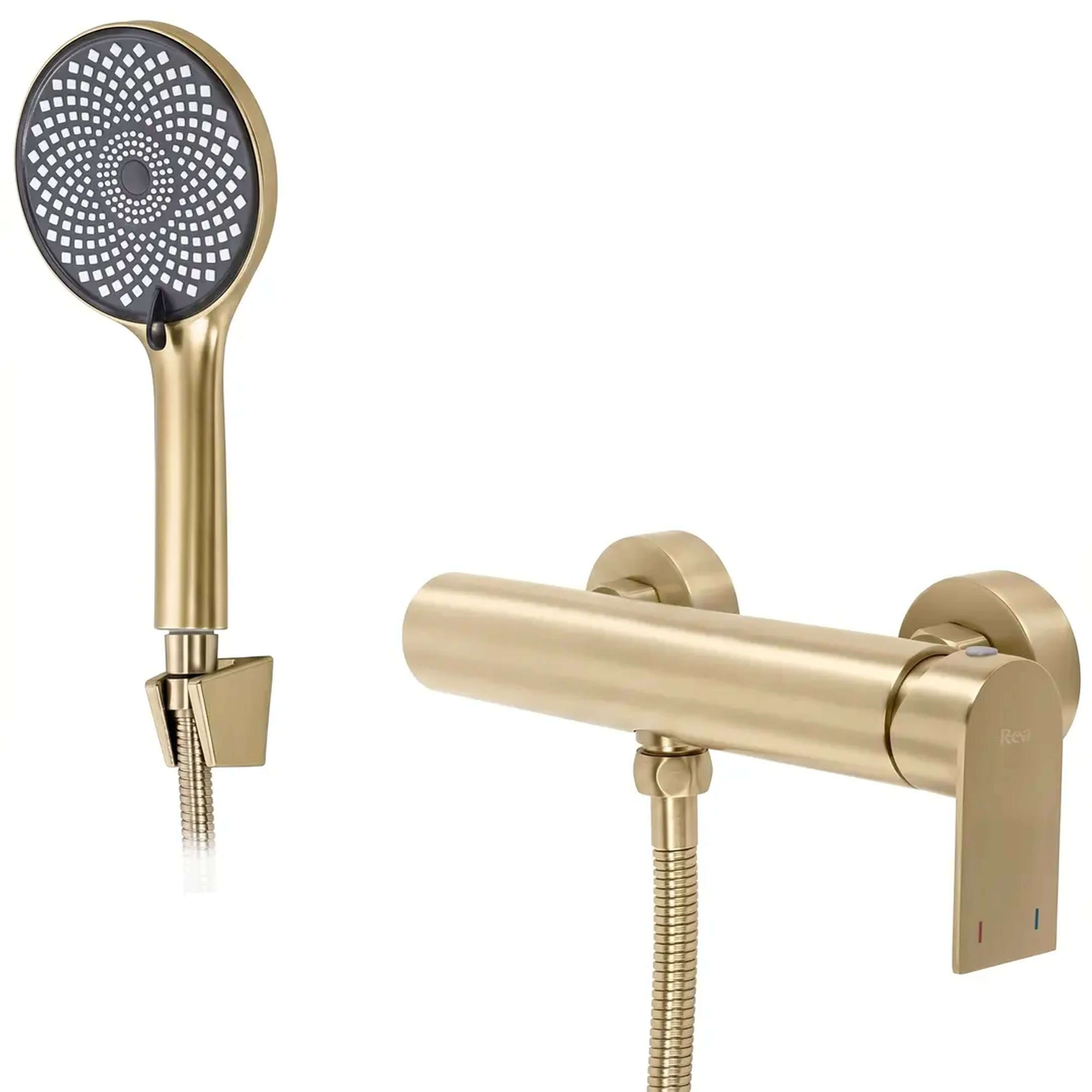 Rea Hunter grifo para ducha a pared oro REA-B6693