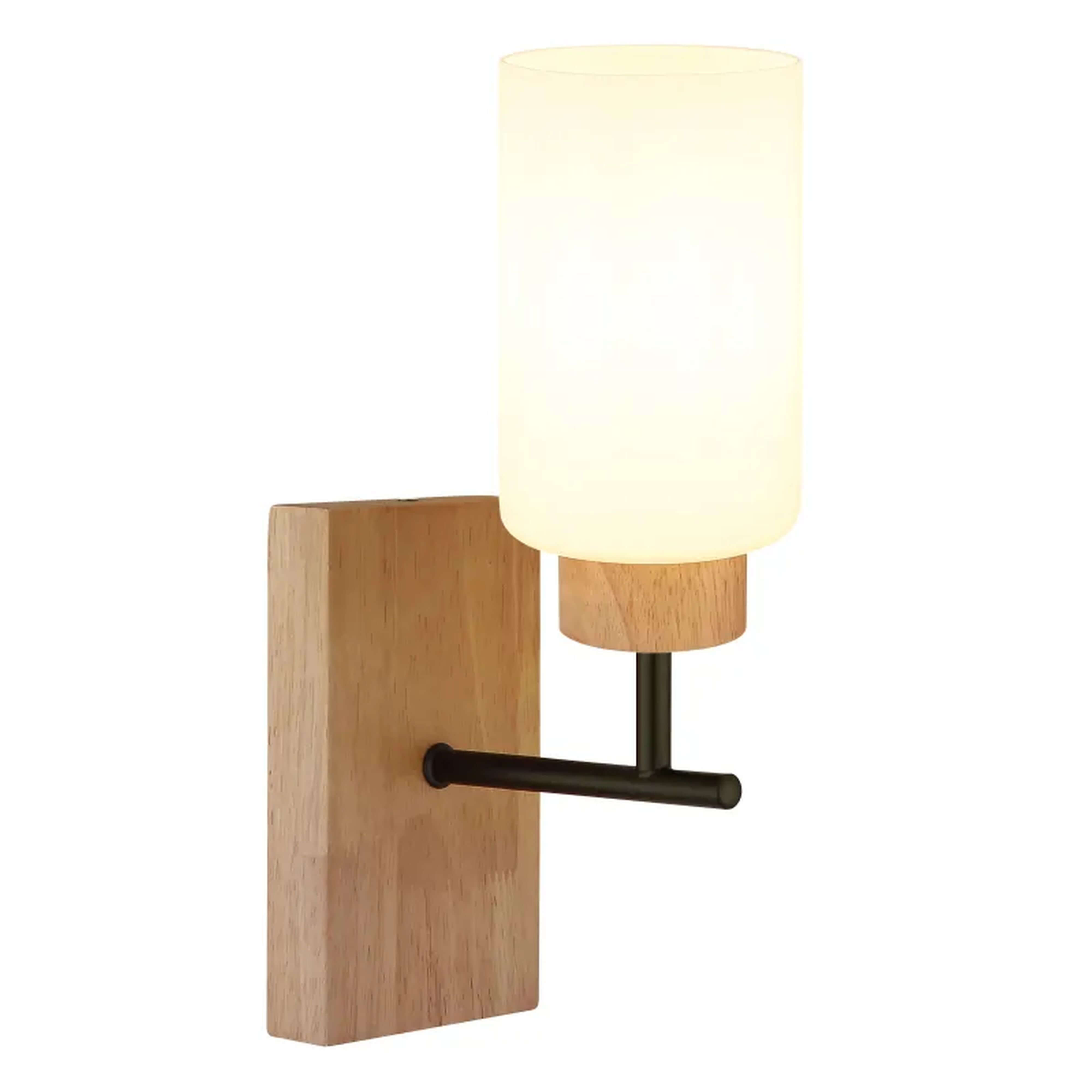 Globo Lighting Rowena lámpara de pared 1x60 W blanco-marrón 15977W
