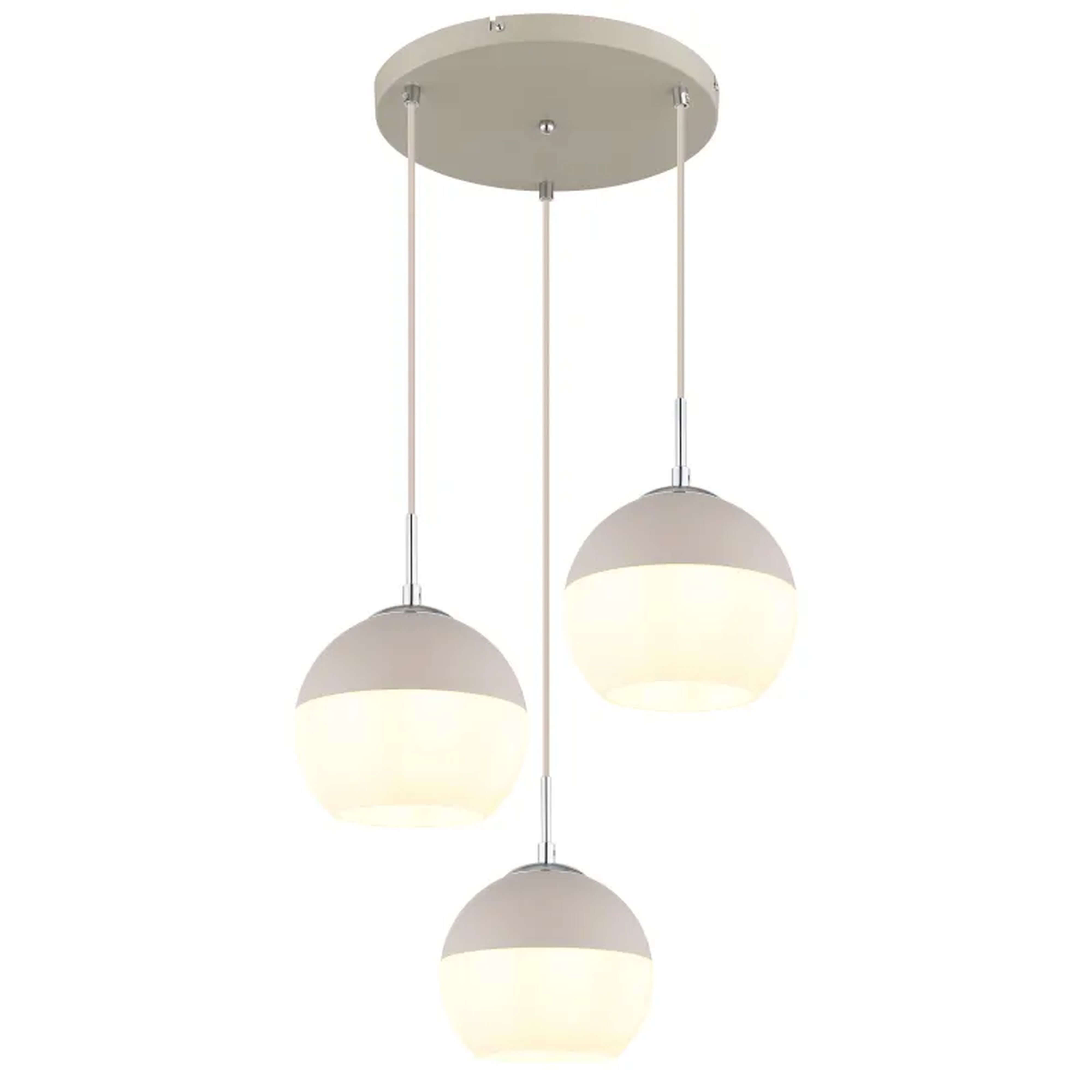 Globo Lighting Ragusa lámpara colgante 3x60 W arena 15999-3HR