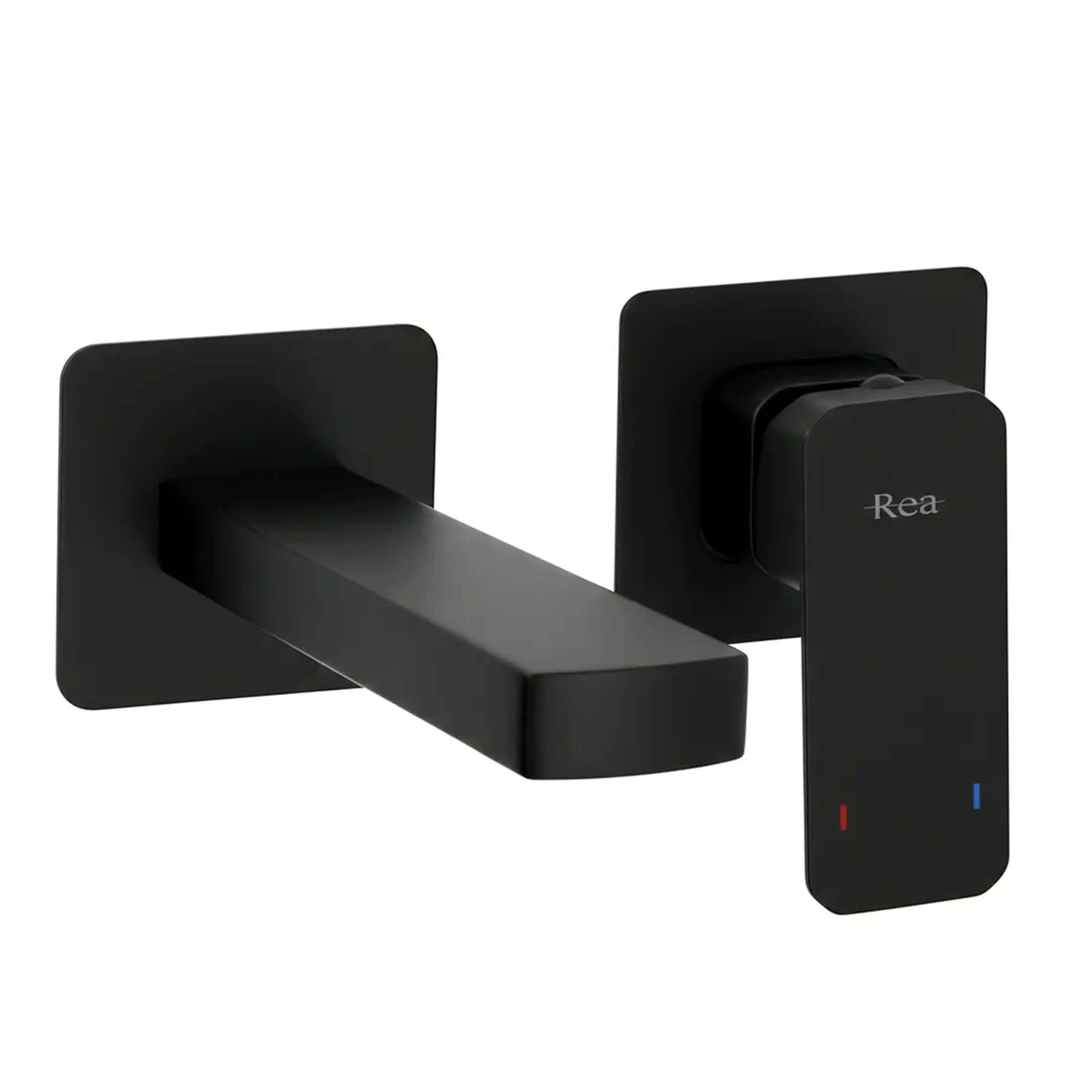 Rea Arlo grifo para lavabo empotrado negro REA-B5609