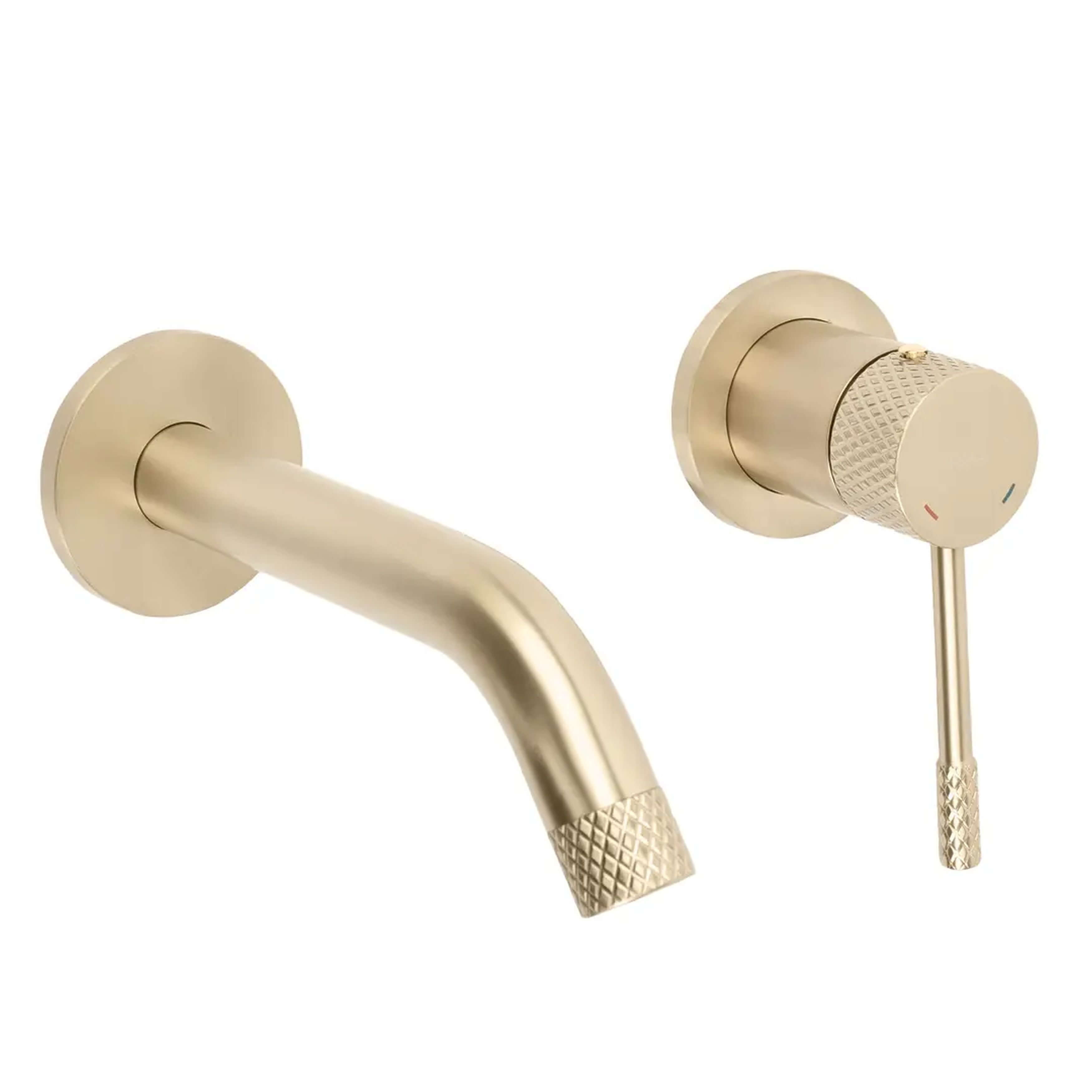 Rea Venti grifo para lavabo empotrado oro REA-B9644