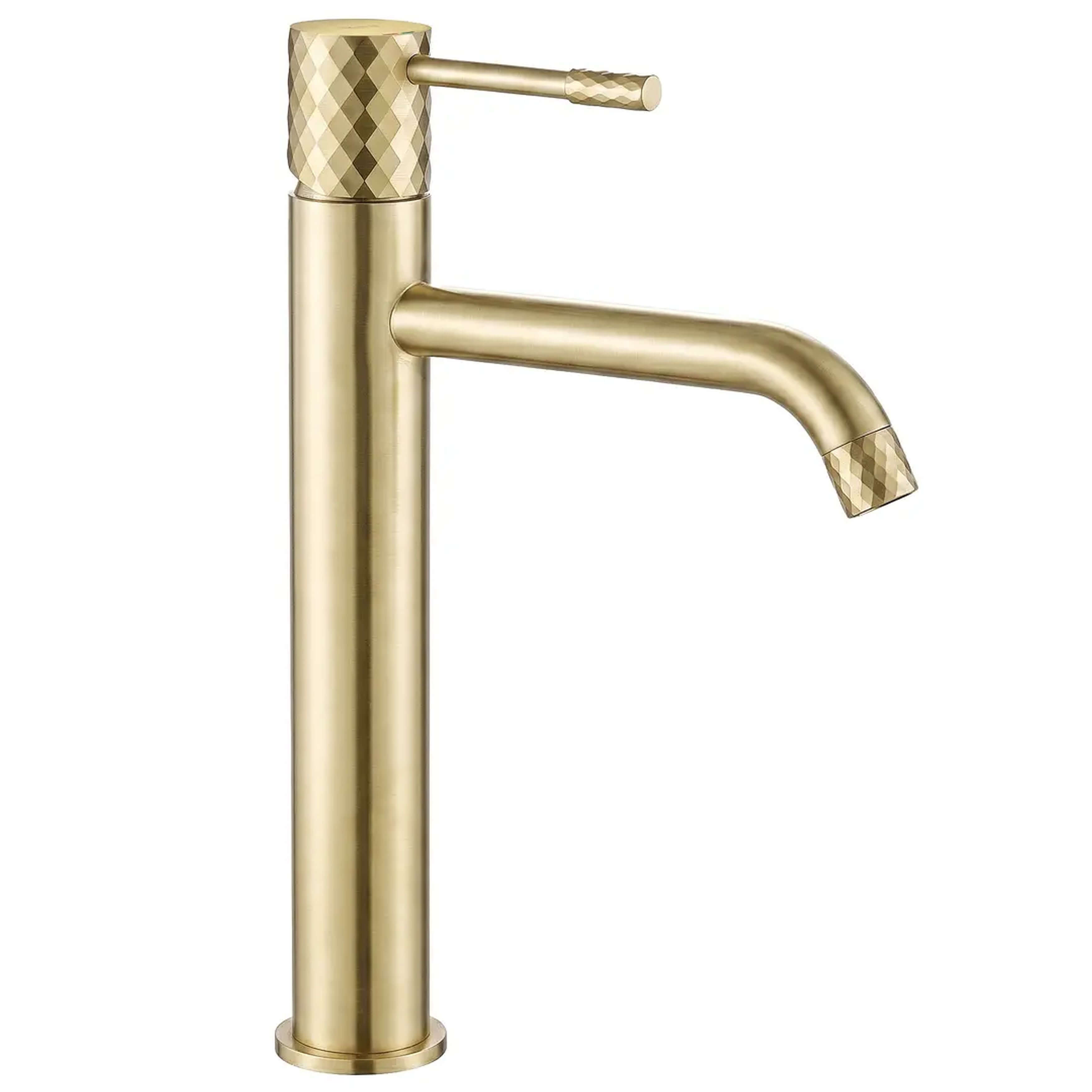 Rea Lungo grifo para lavabo de pie oro REA-B9845