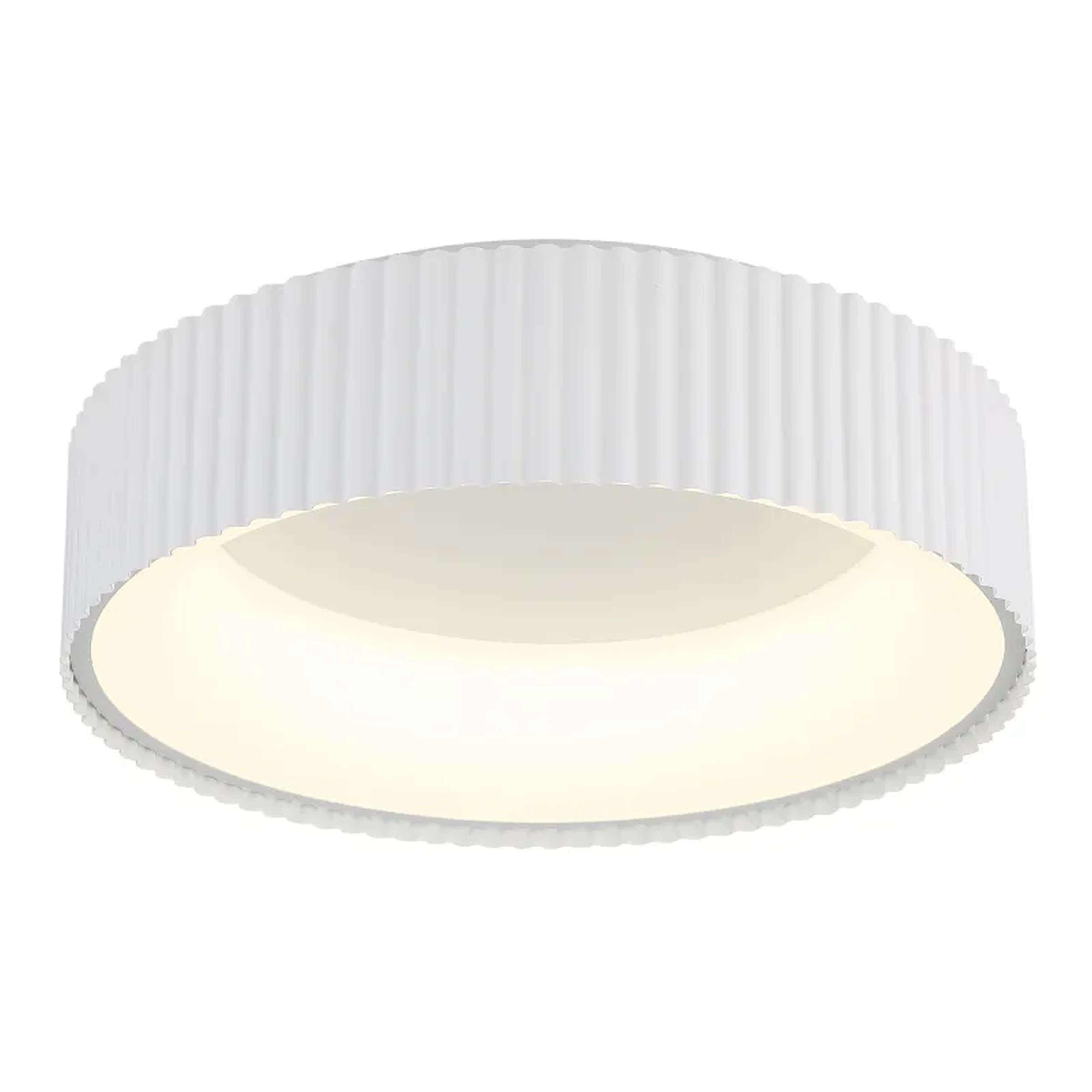 Globo Lighting Kemp lámpara de techo 1x45 W blanco 15924DW