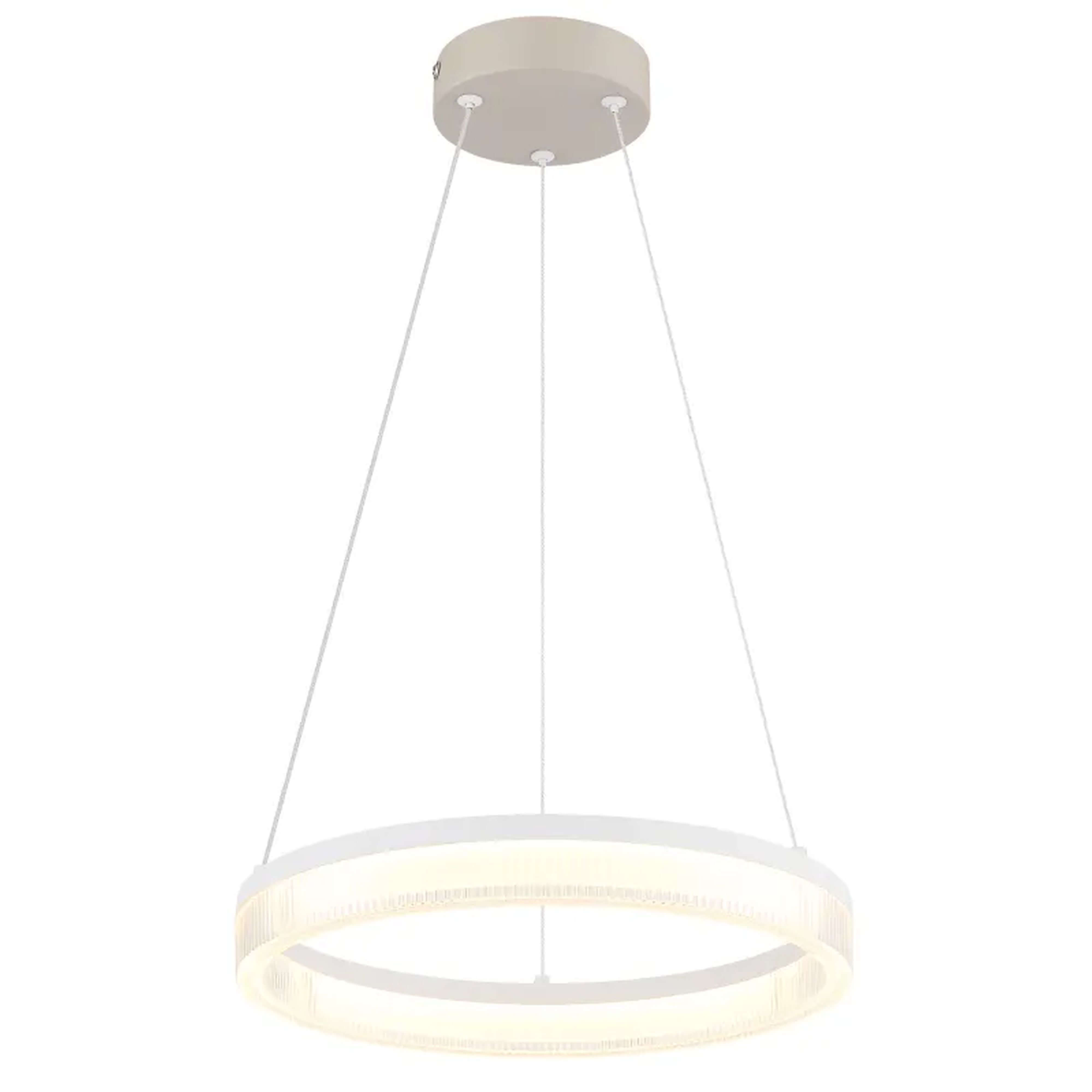 Globo Lighting Zara lámpara colgante 1x16 W blanco-arena 48046H