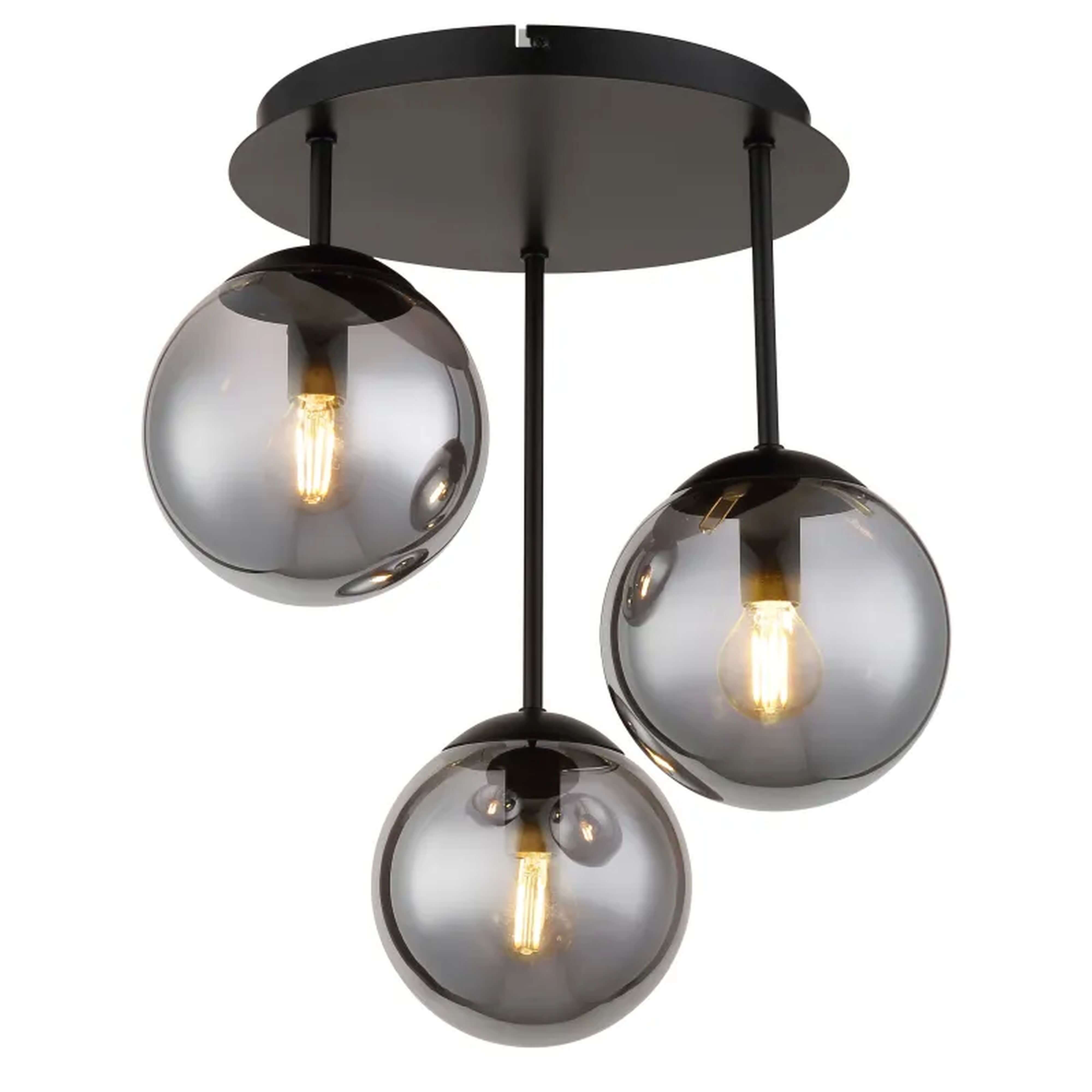 Globo Lighting Harmon lámpara de techo 3x25 W negro 47441-3S