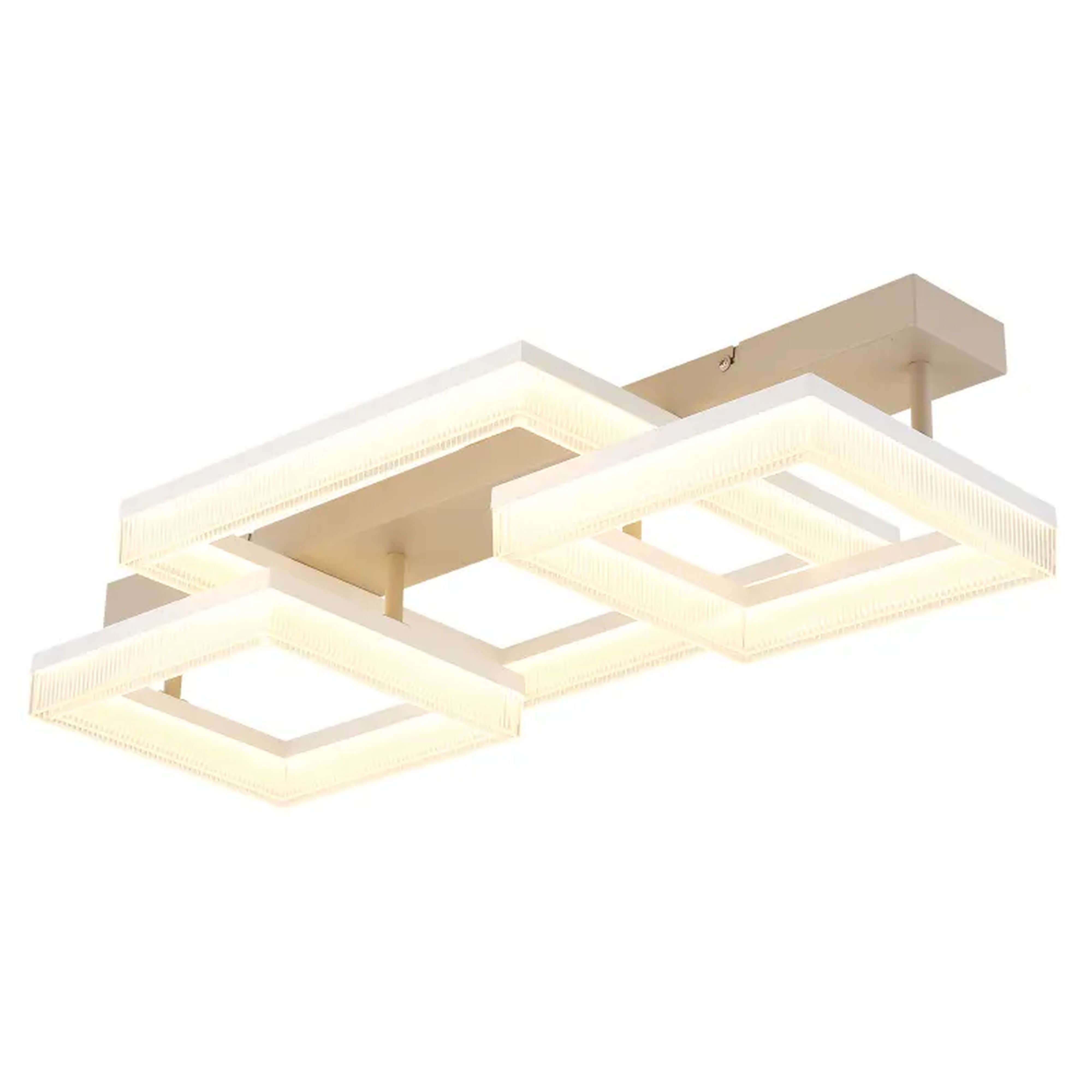 Globo Lighting Marlenne lámpara de techo 3x40 W blanco-arena 48047D2