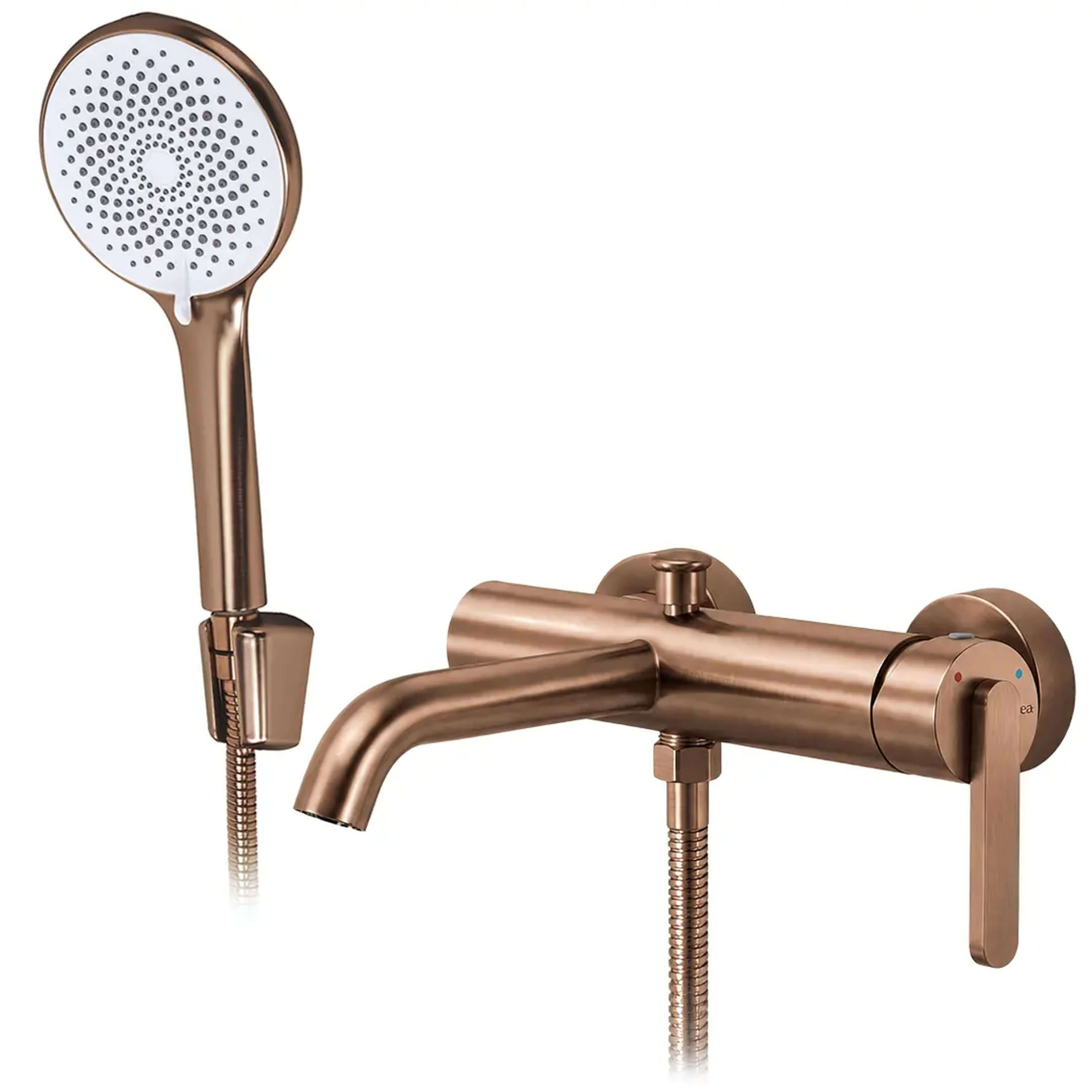 Rea Ontario Side grifo de bañera y ducha a pared cobre REA-B6543