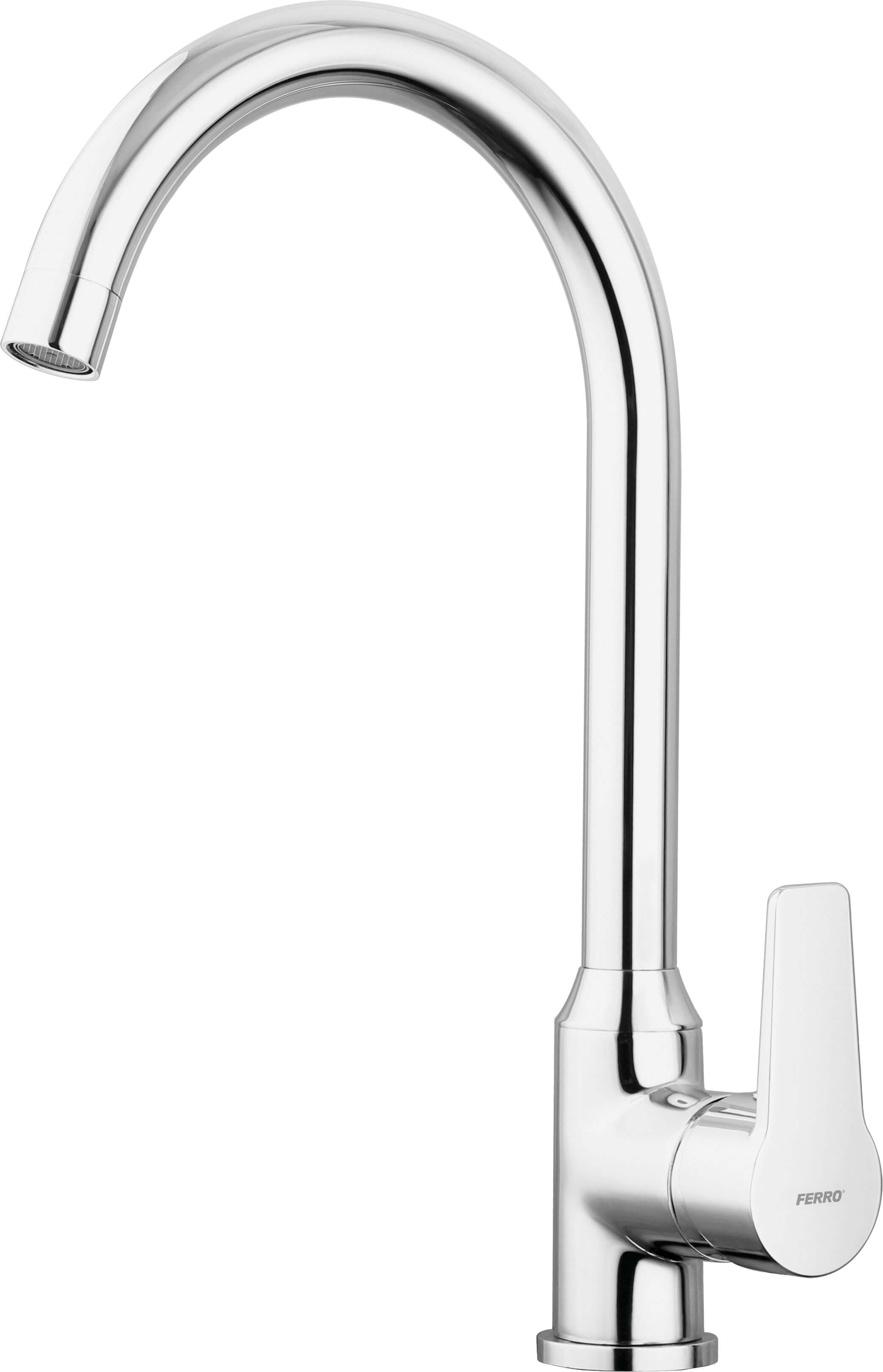 Ferro Ritto grifo de cocina de pie cromo BTR4