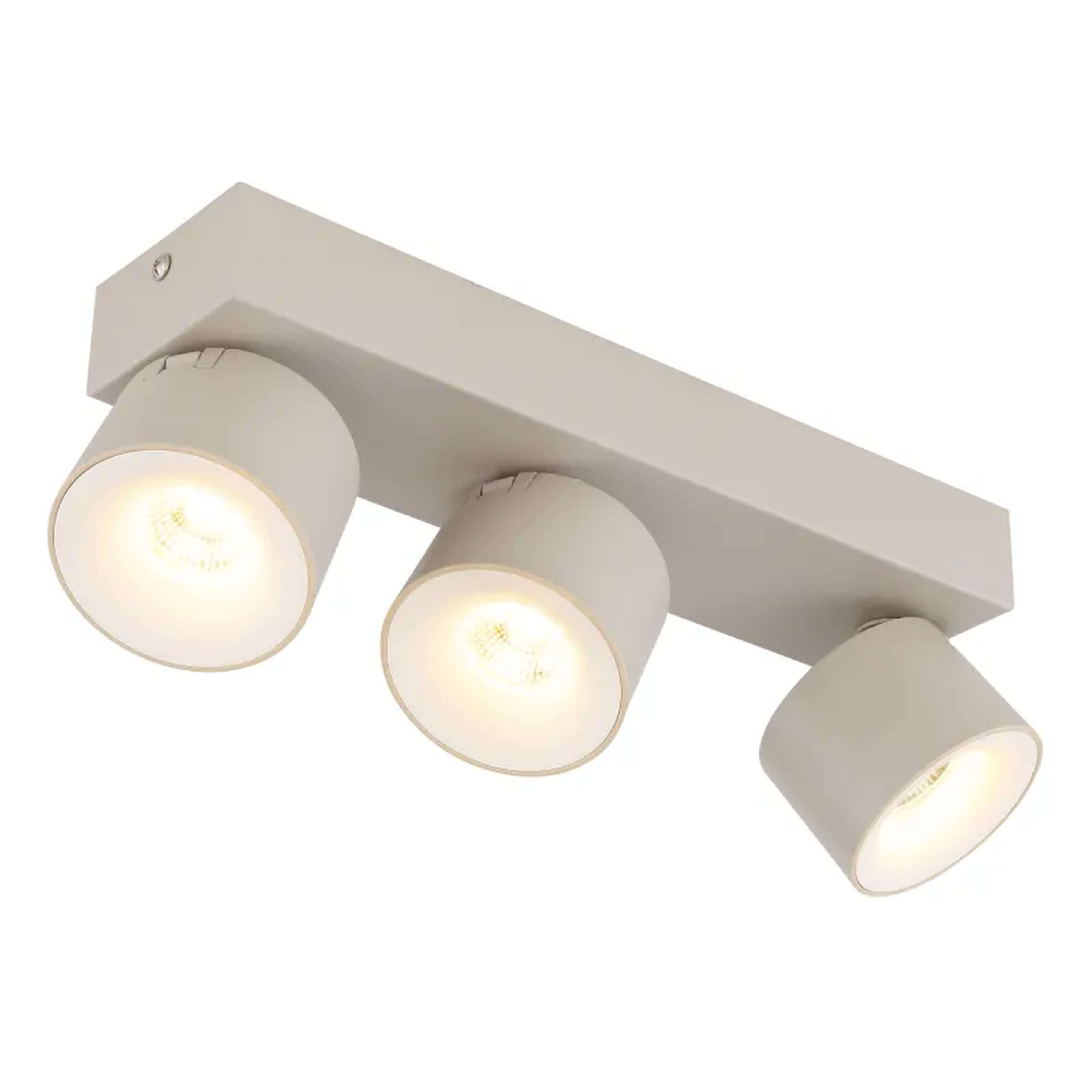 Globo Lighting Rae lámpara de techo 3x6 W arena 56961-3S