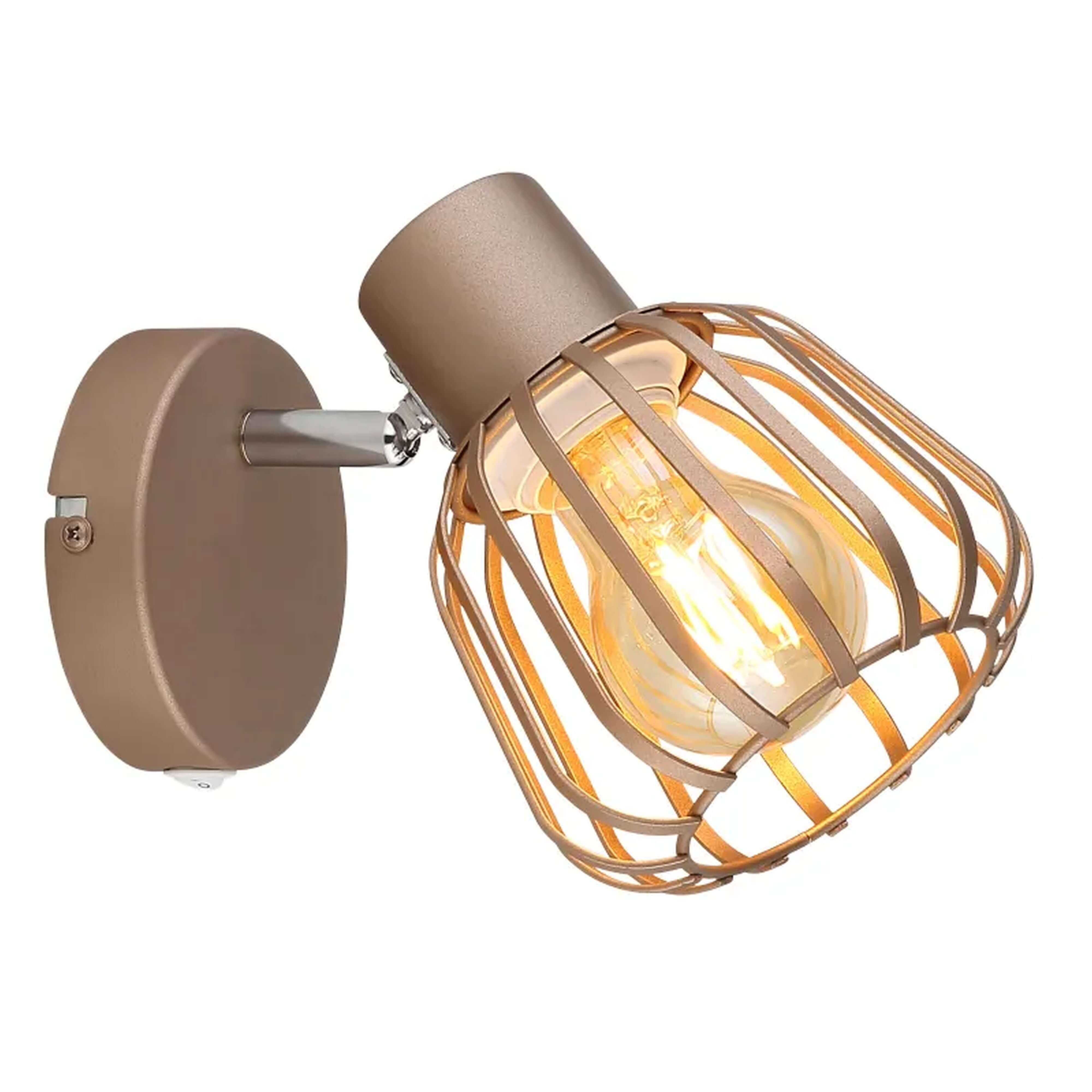 Globo Lighting Olin lámpara de pared 1x40 W marrón 54663-1