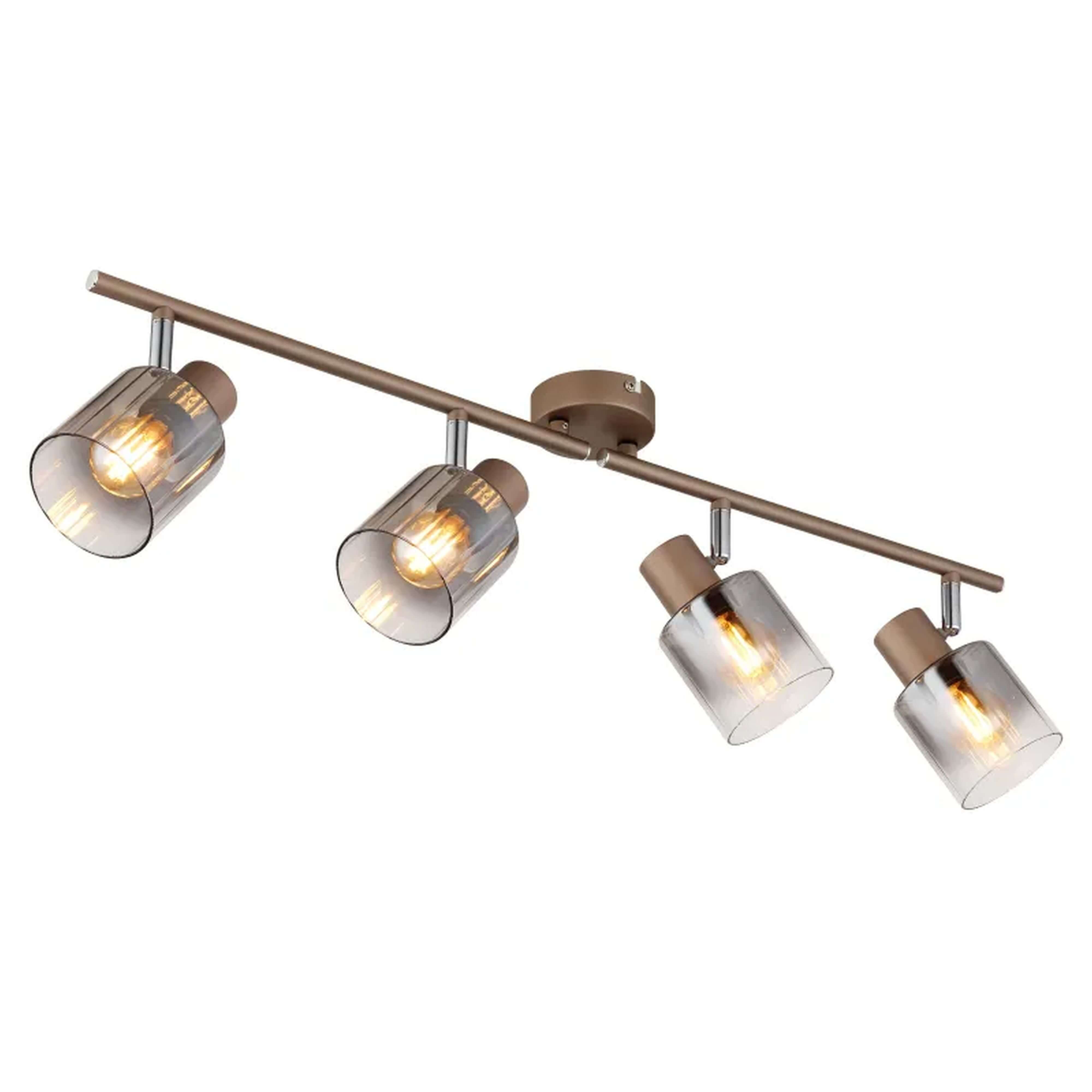 Globo Lighting Walton lámpara de techo 4x40 W ahumado 54318-4