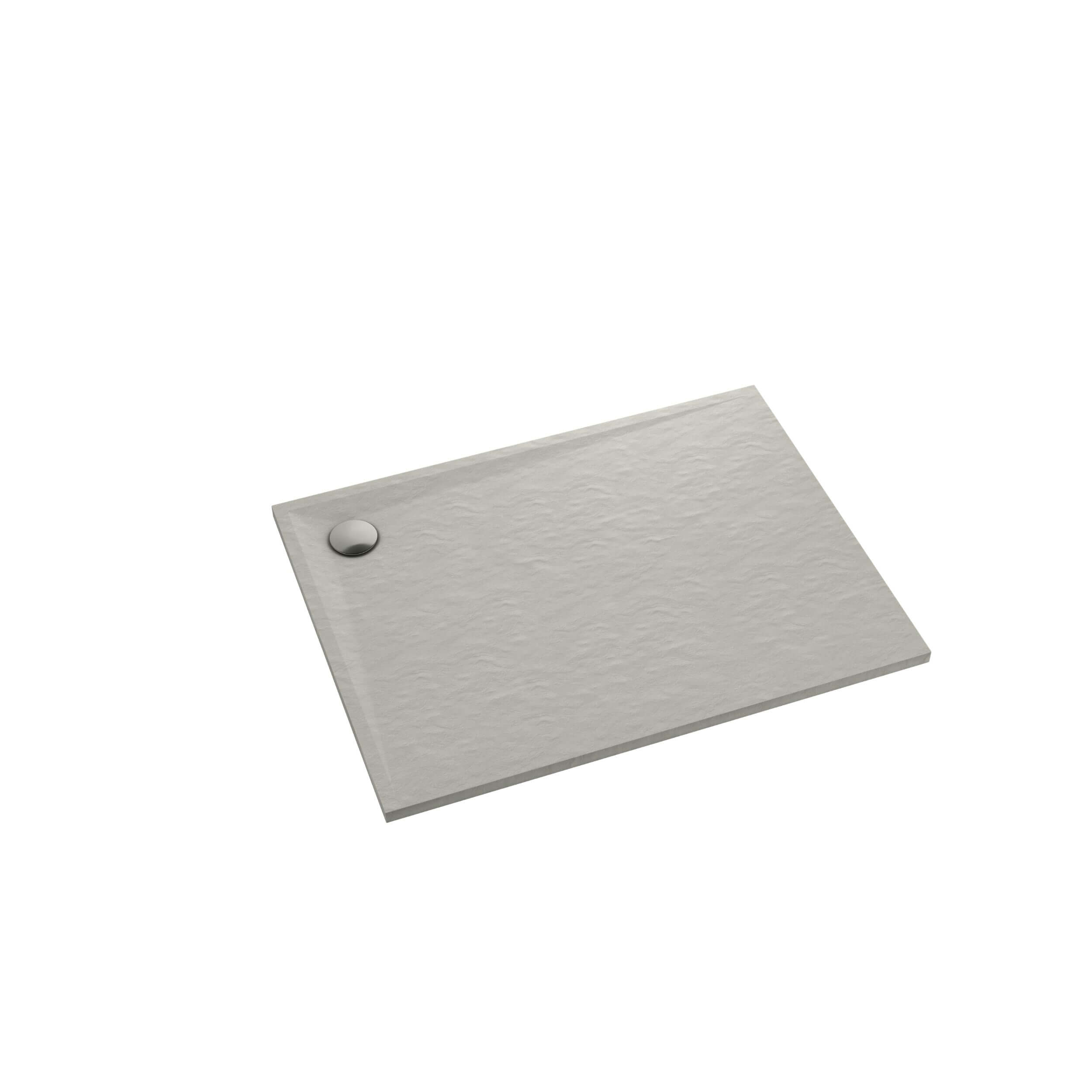 Schedpol Etrusco Cement Stone plato de ducha rectangular 100x70 cm cemento 3.475/CT/ST