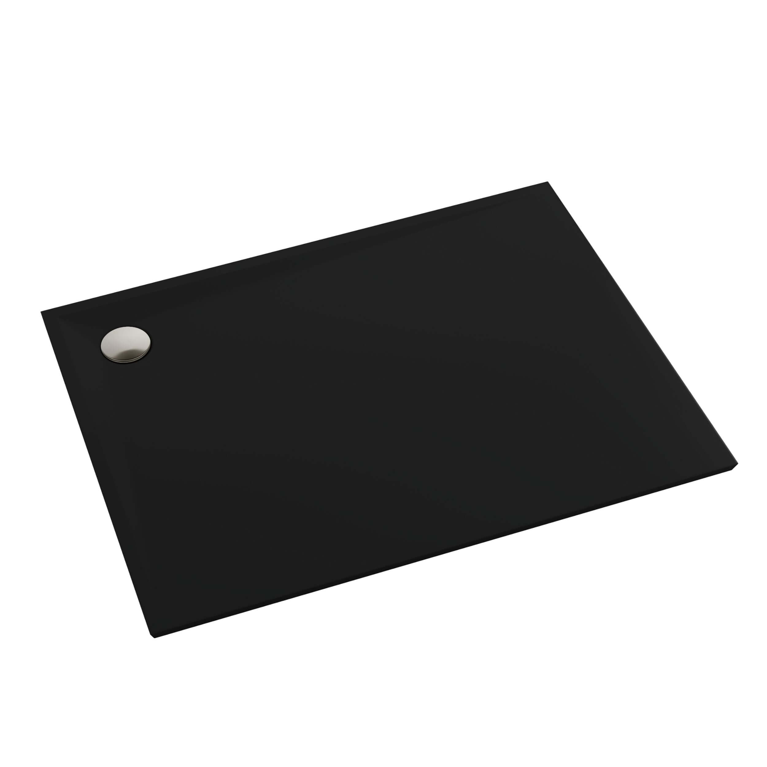Schedpol Etrusco Black Mat plato de ducha rectangular 160x90 cm negro 3.476/C/MG