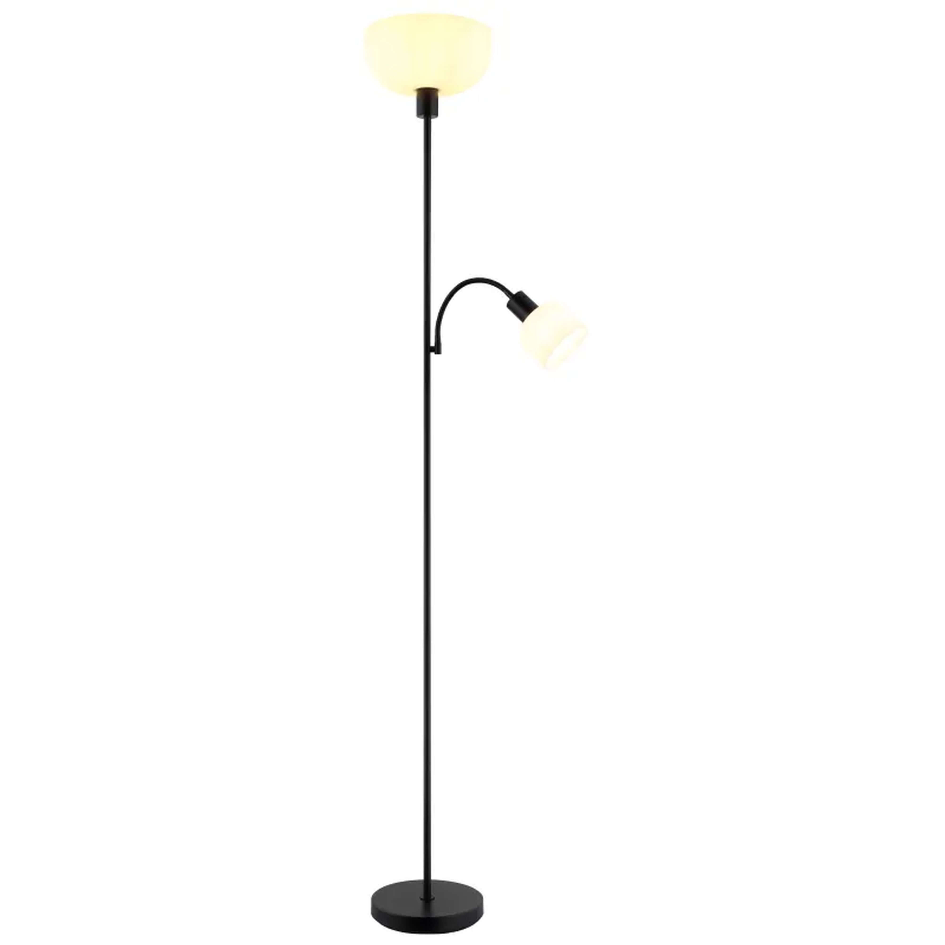 Globo Lighting Hinton lámpara de pie 2x40 W blanco-negro 59947B