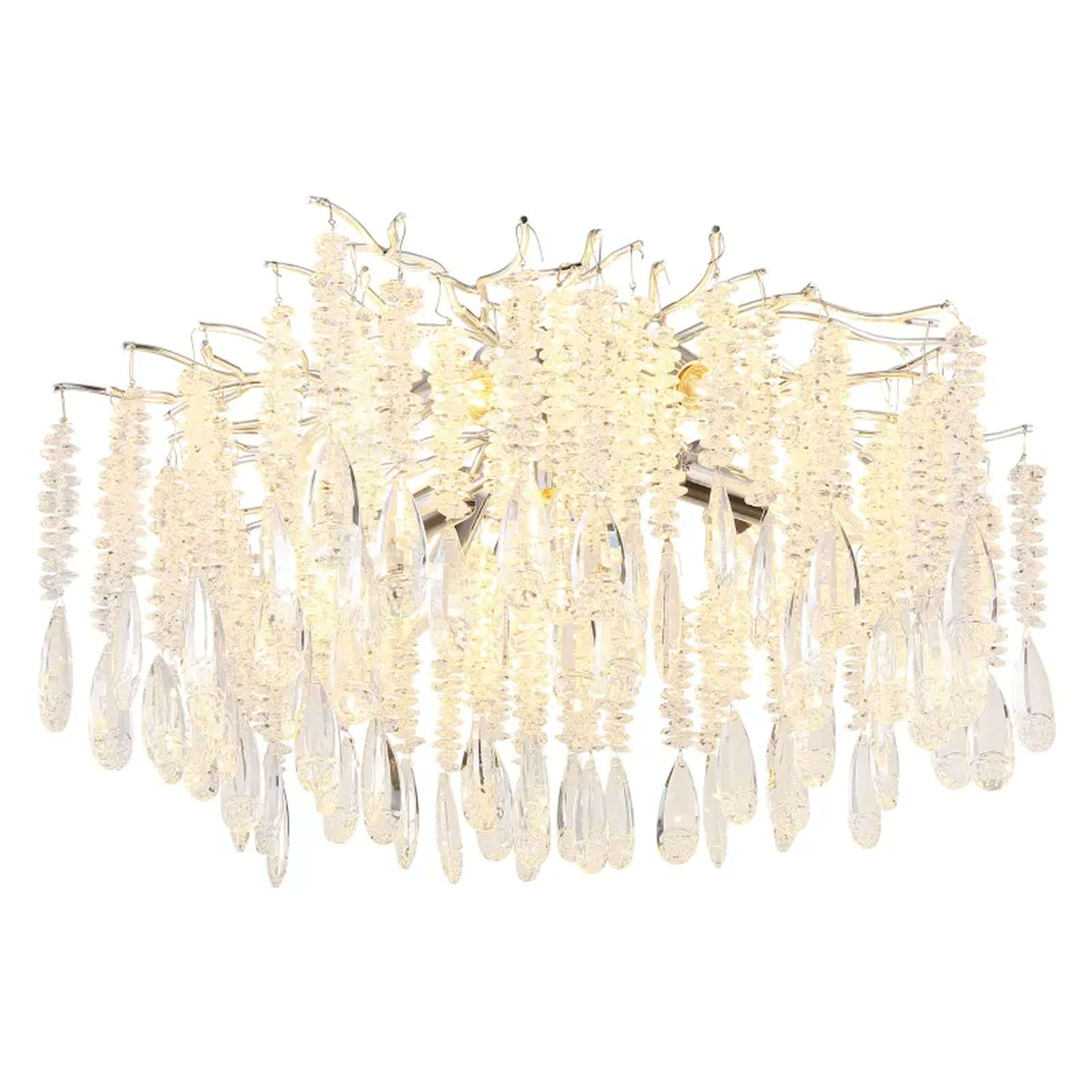 Globo Lighting Kinga lámpara de techo x40 W transparente-plata 64141D