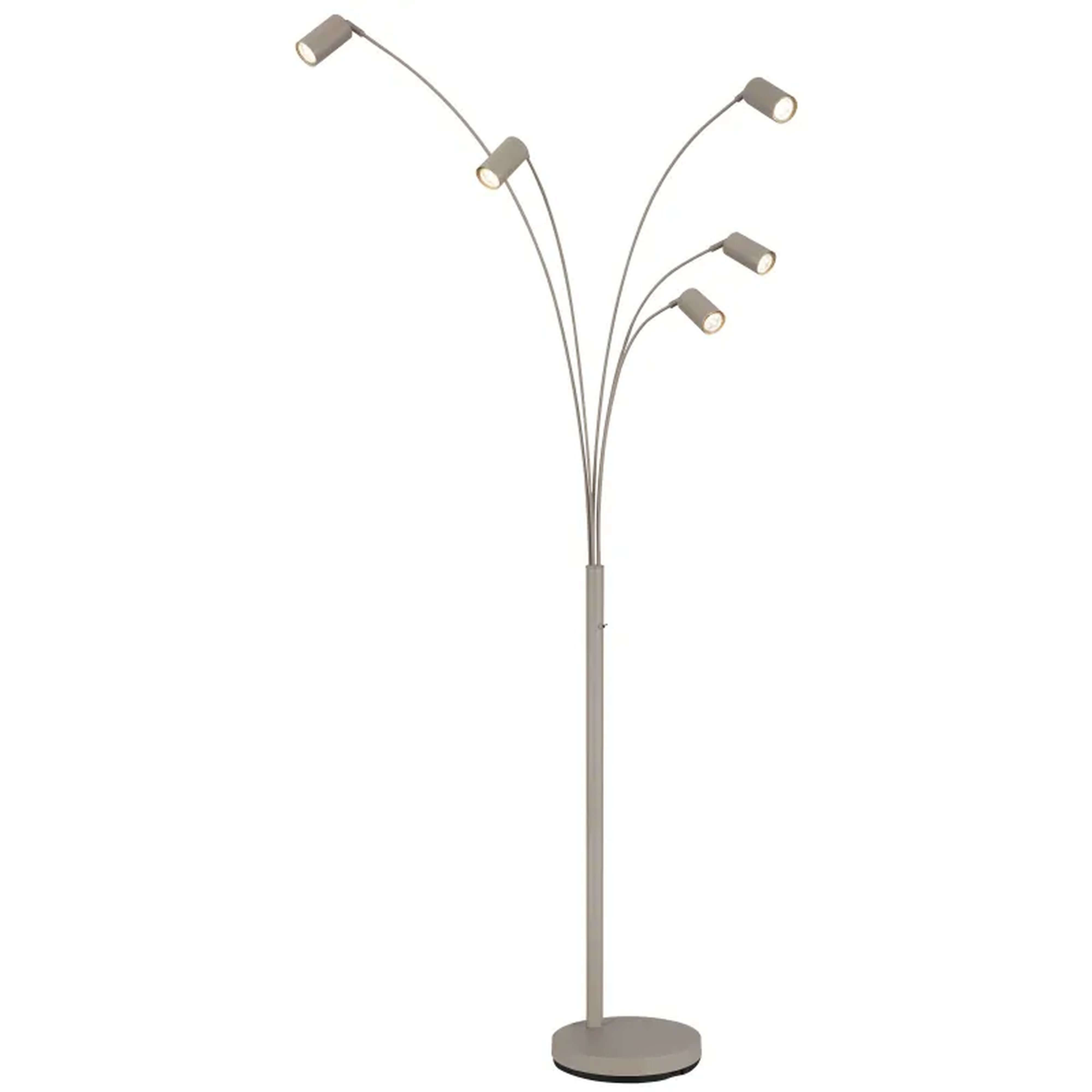 Globo Lighting Robby lámpara de pie 5x7 W arena 57910-5SSA